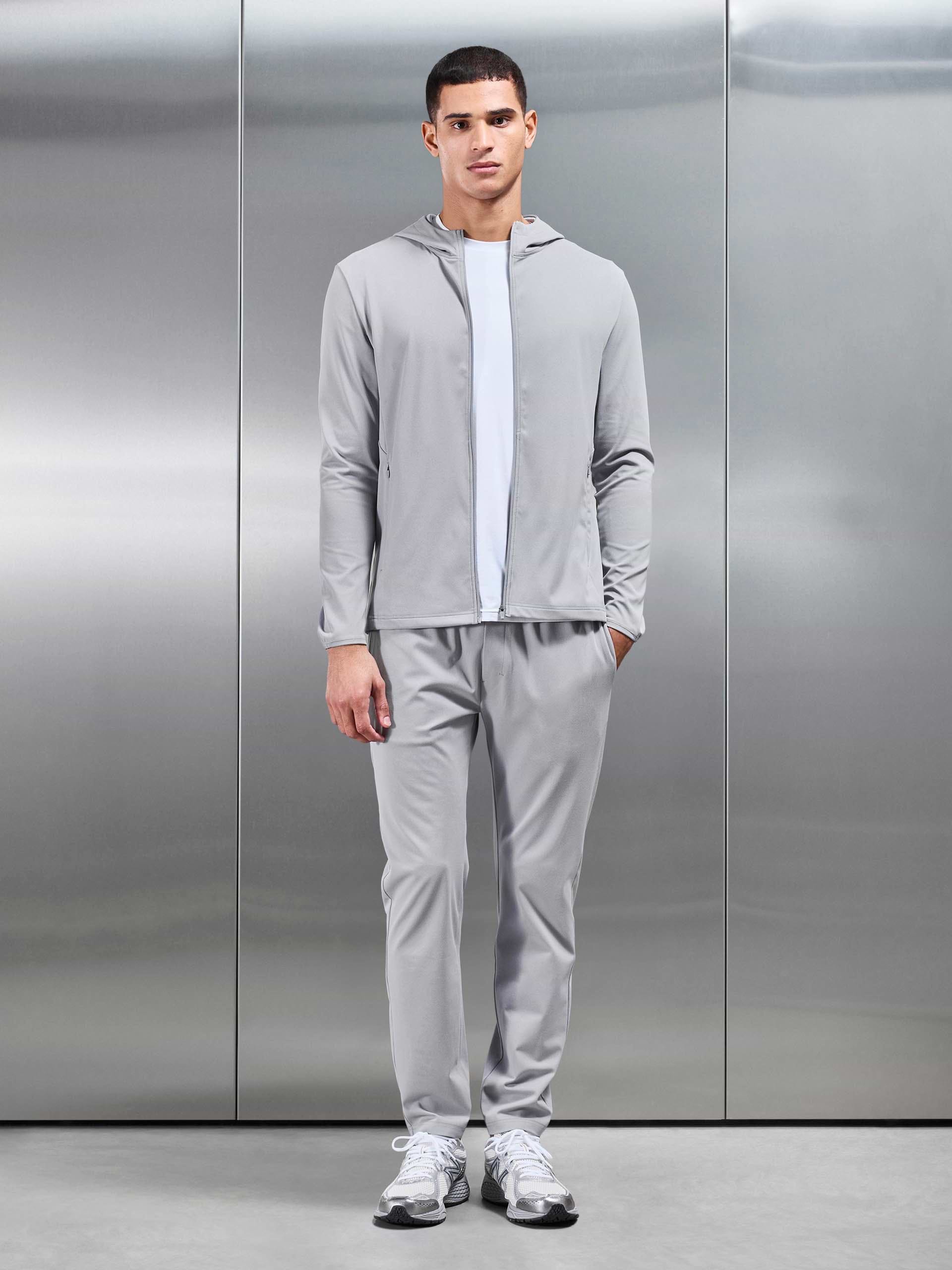 Active Jersey Jogger in Marl Grey