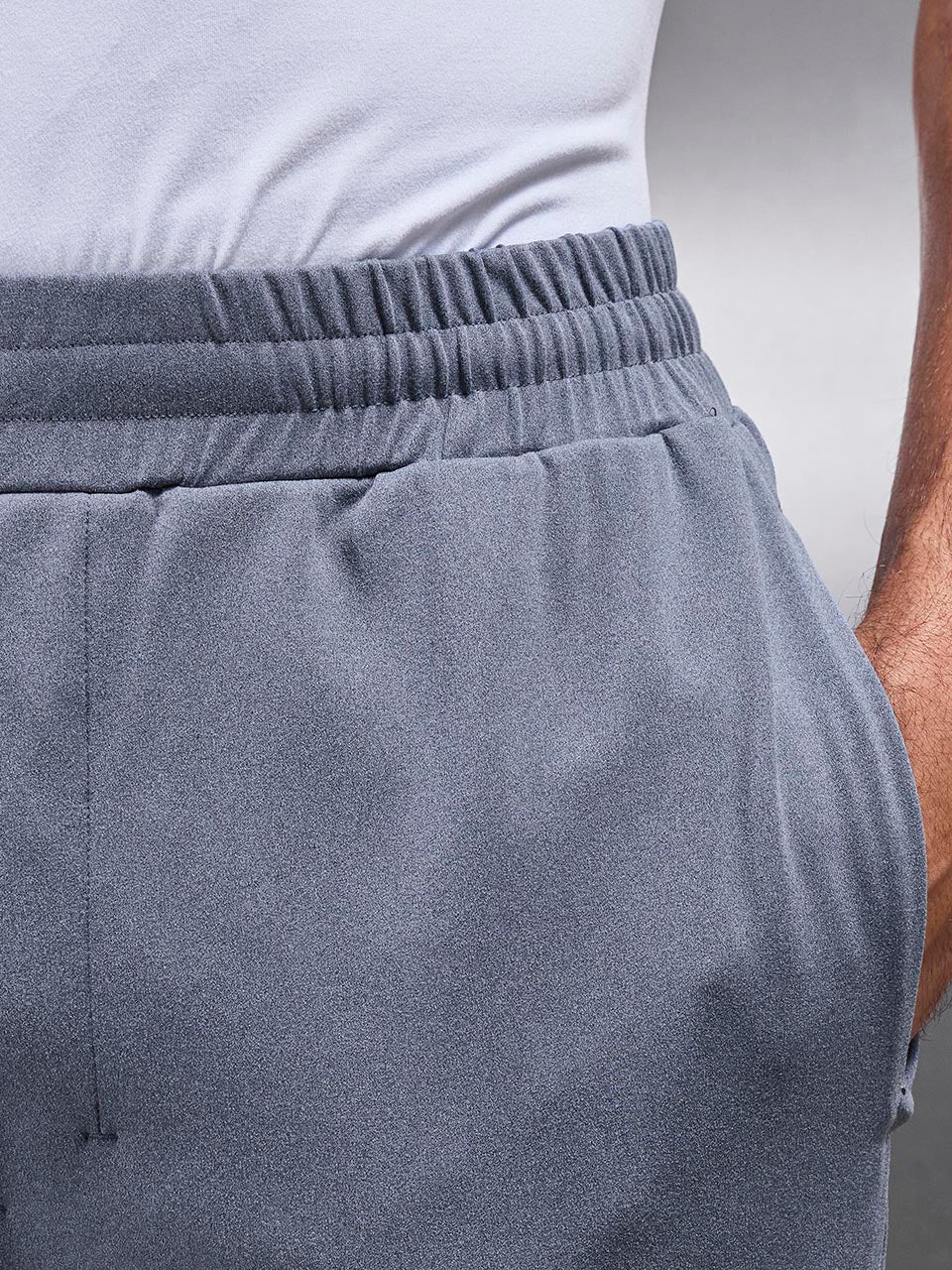 Active Jersey Jogger in Navy Marl