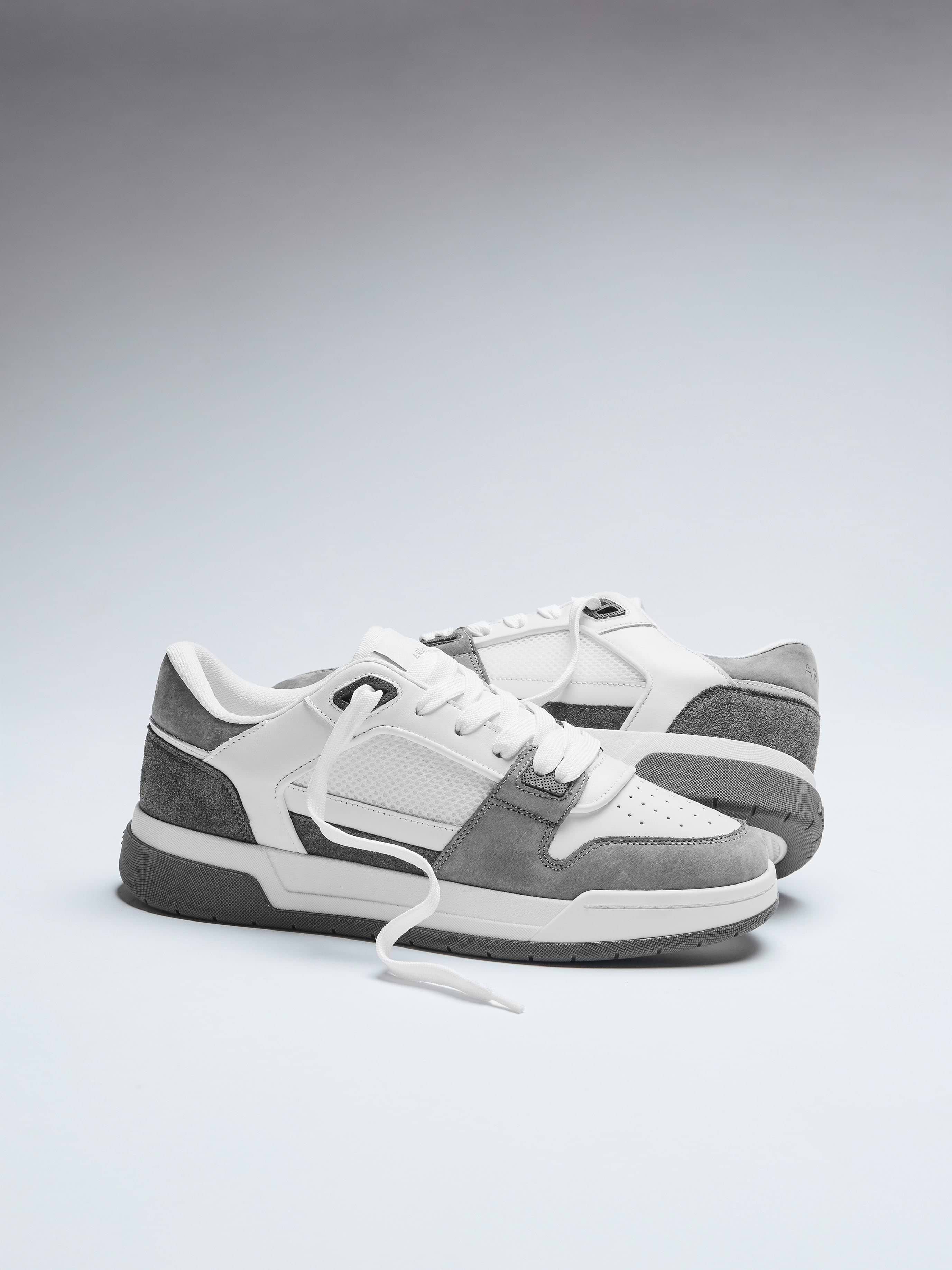 Basket Trainer in White Autumn