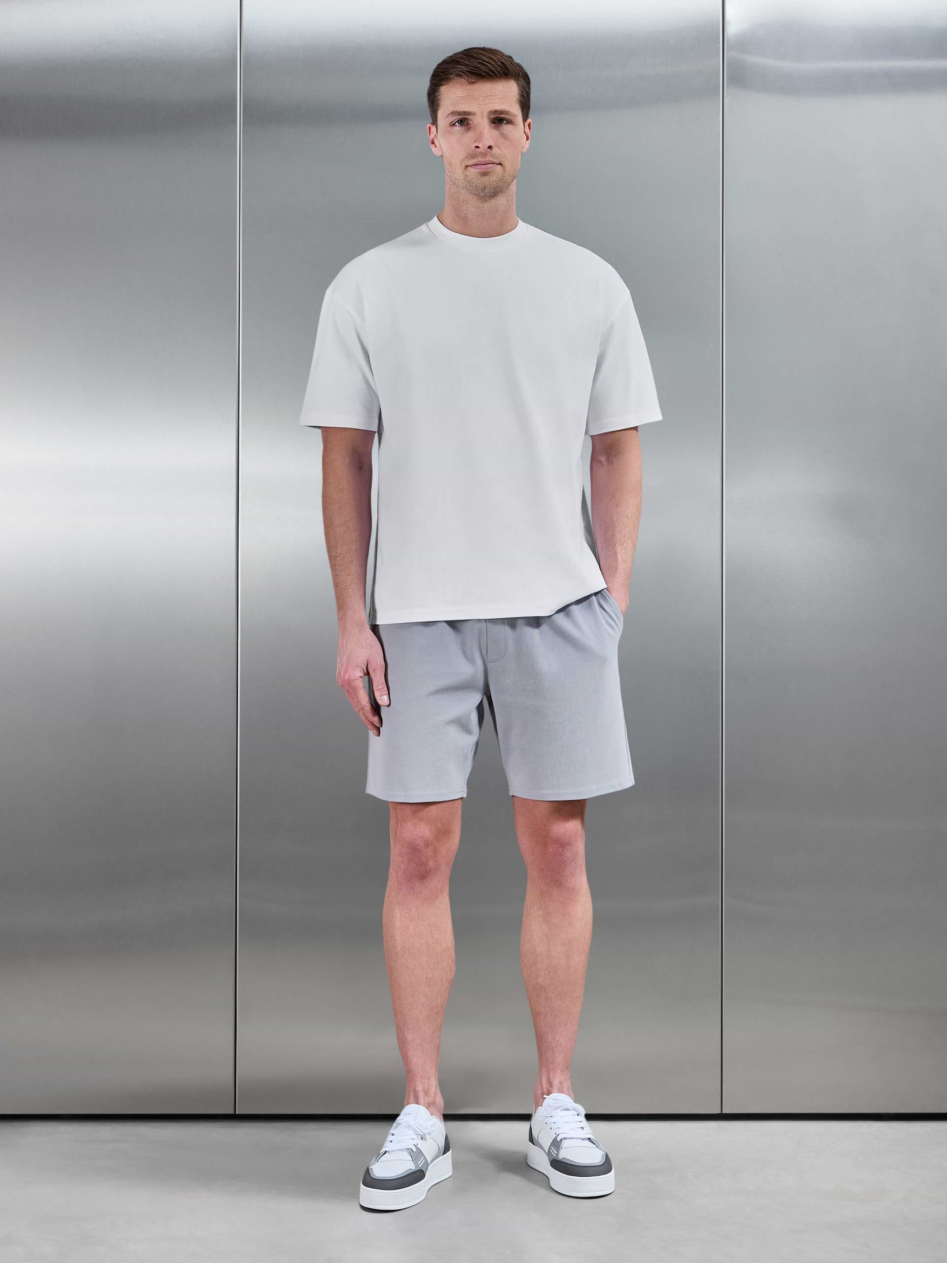 Brushed Relaxed T-Shirt in White