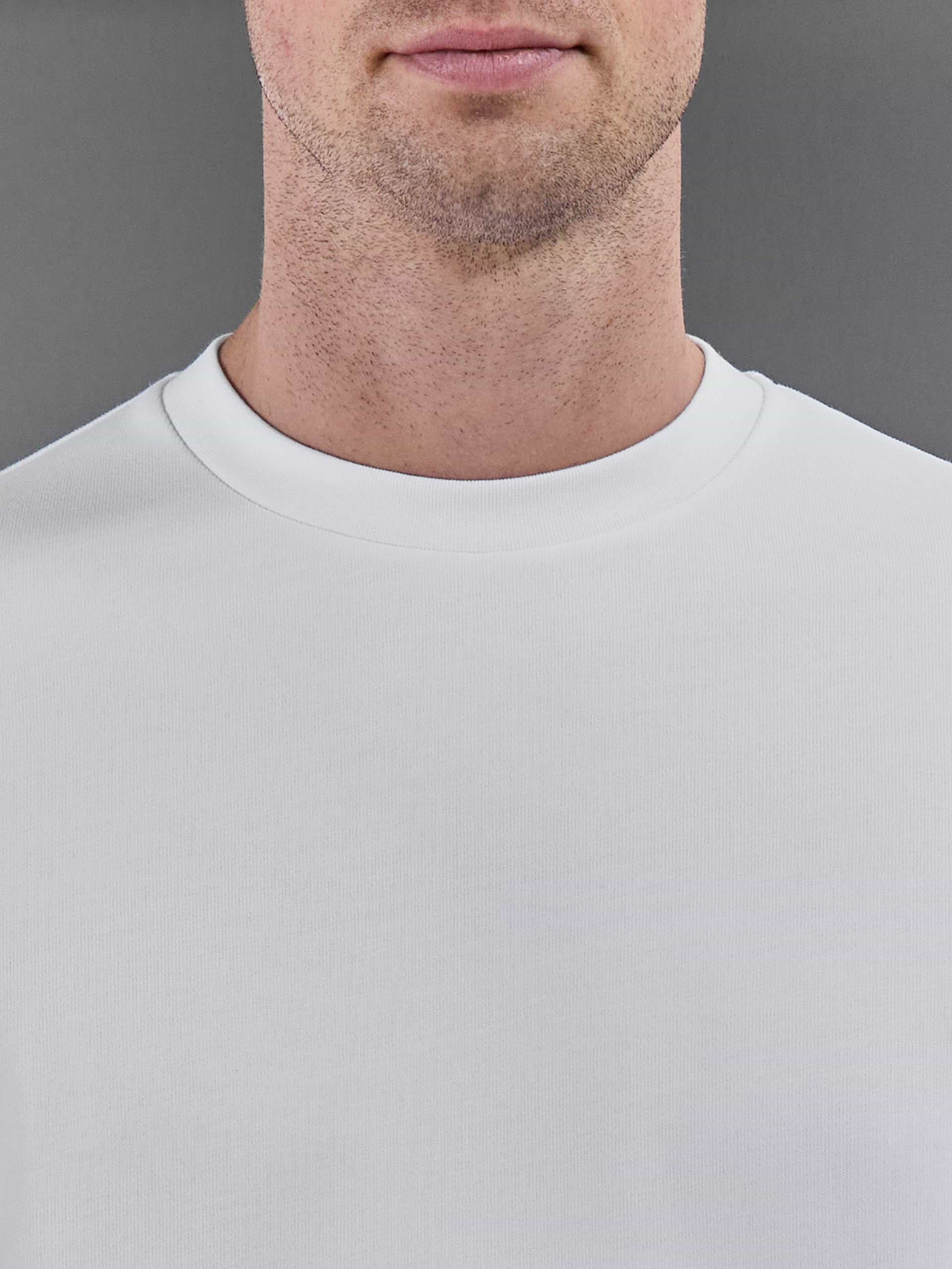 Brushed Relaxed T-Shirt in White