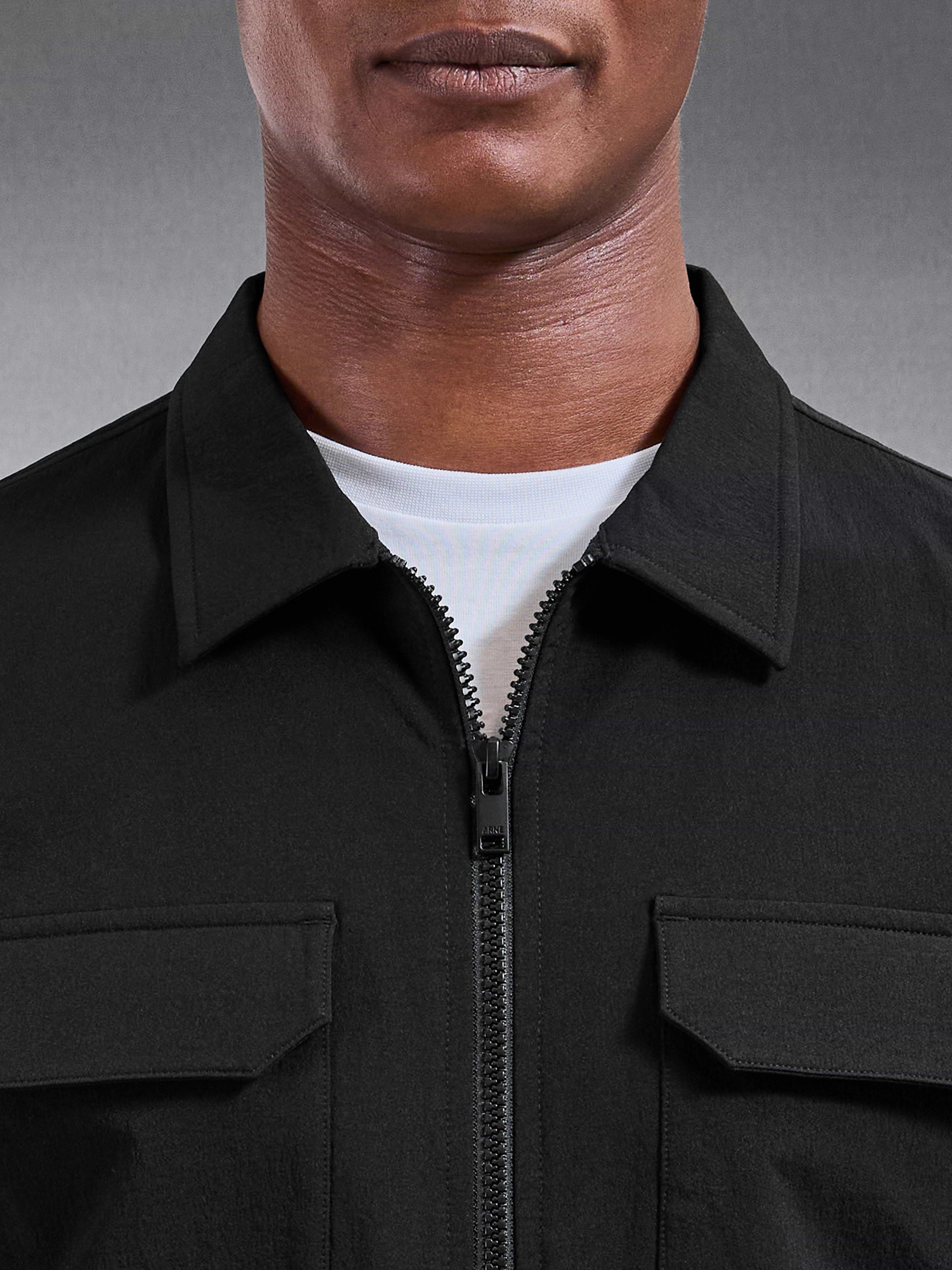 Cargo Jacket in Black