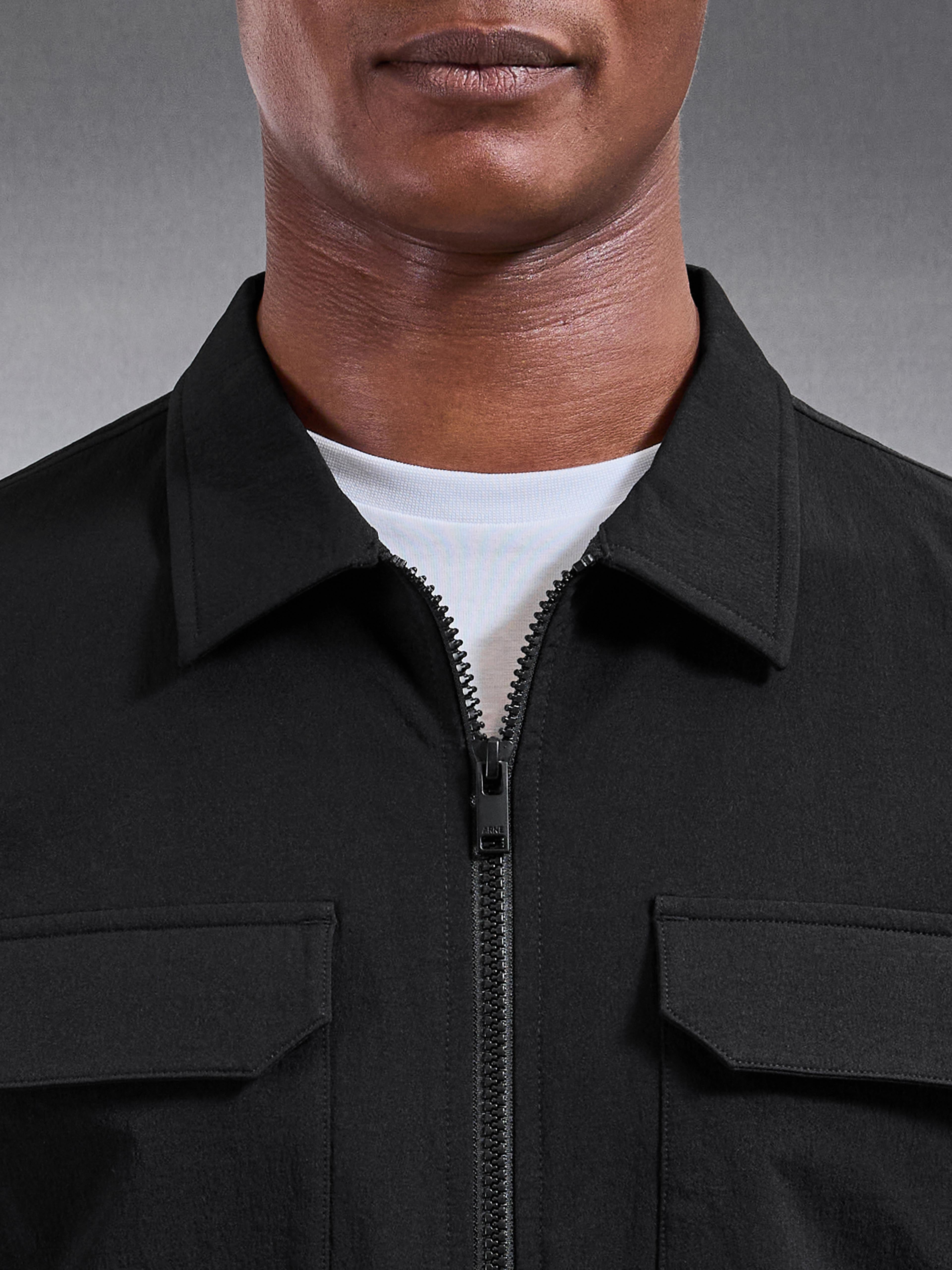 Cargo Jacket in Black