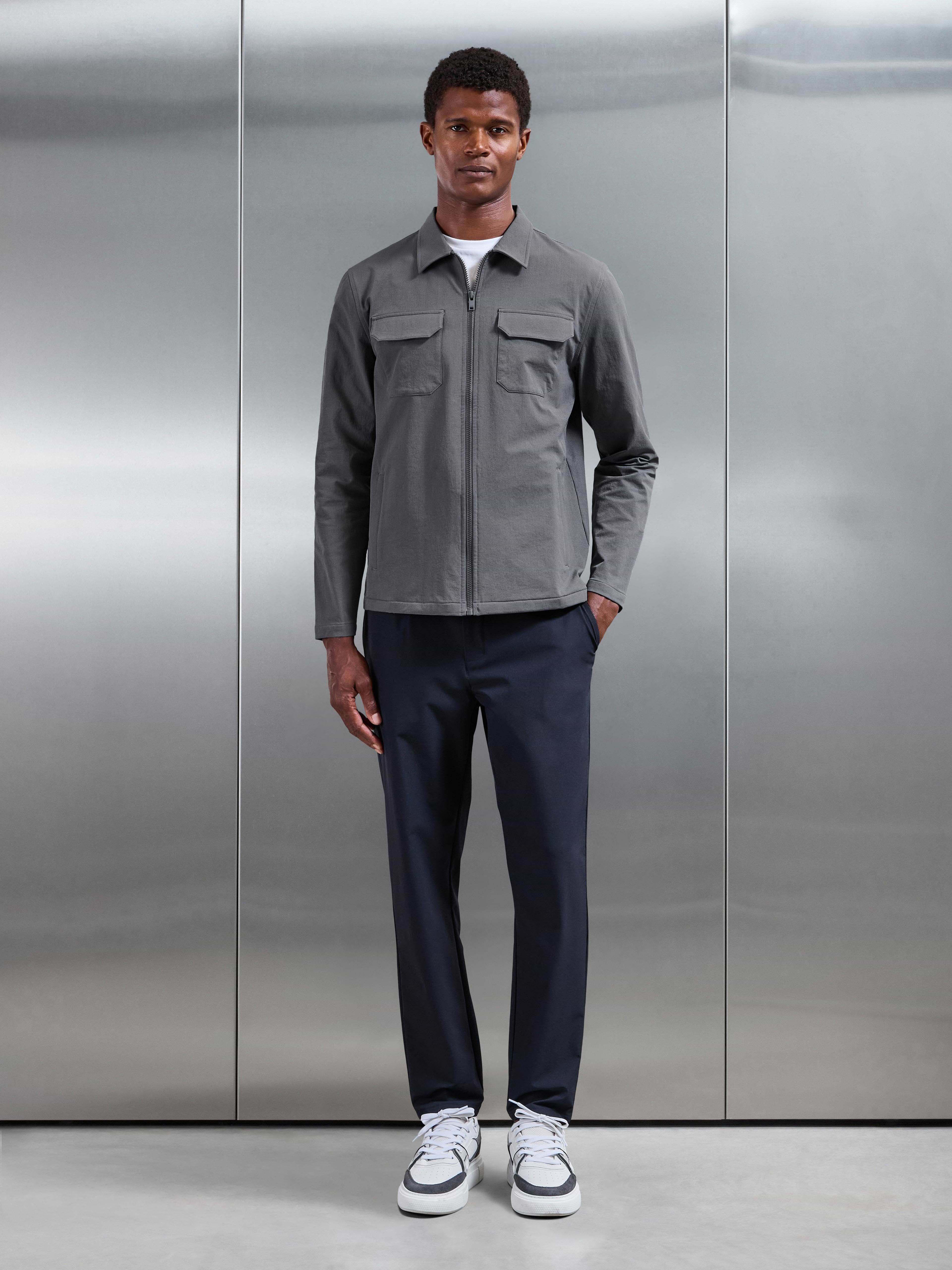 Cargo Jacket in Grey
