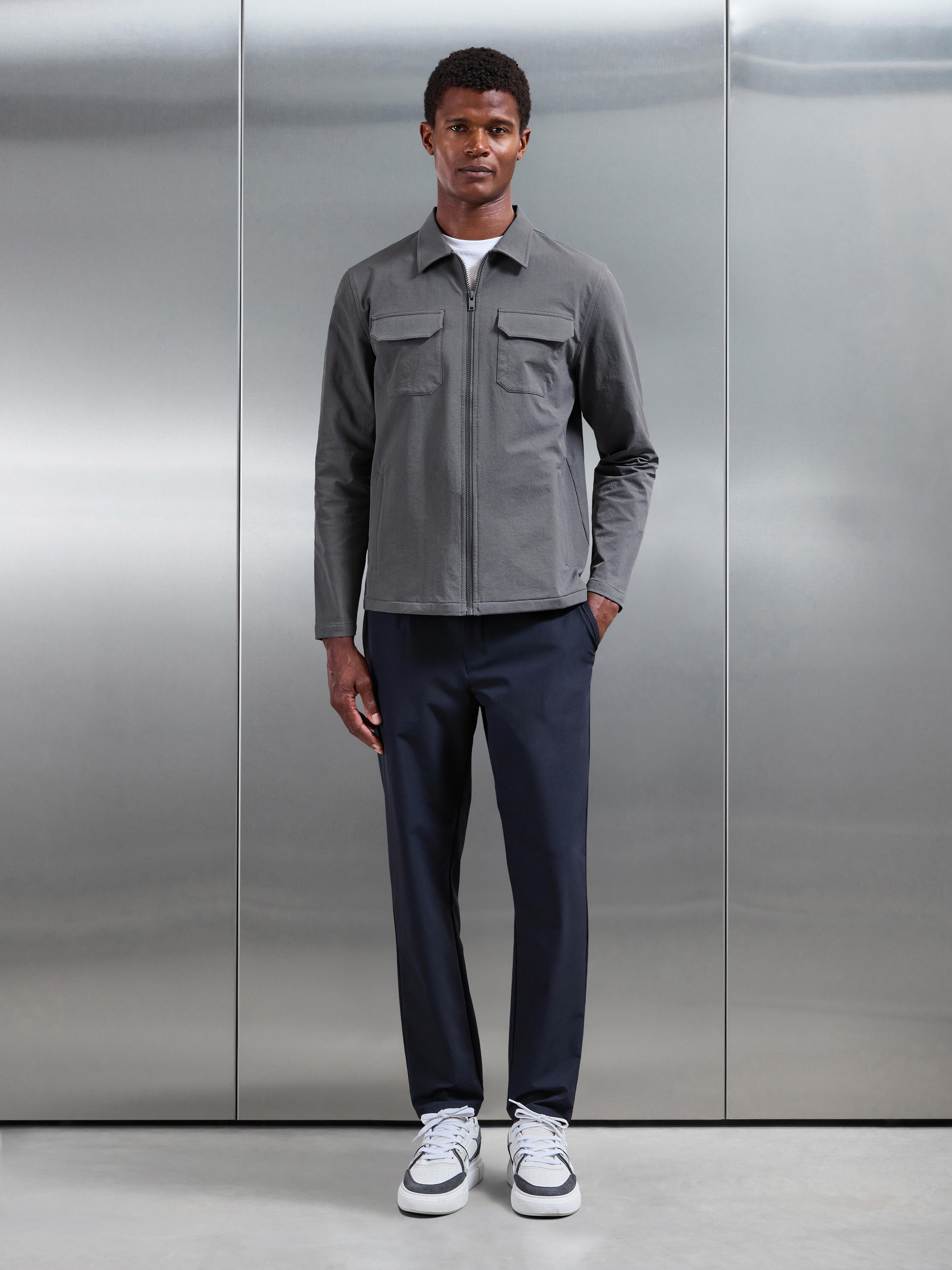 Cargo Jacket in Grey