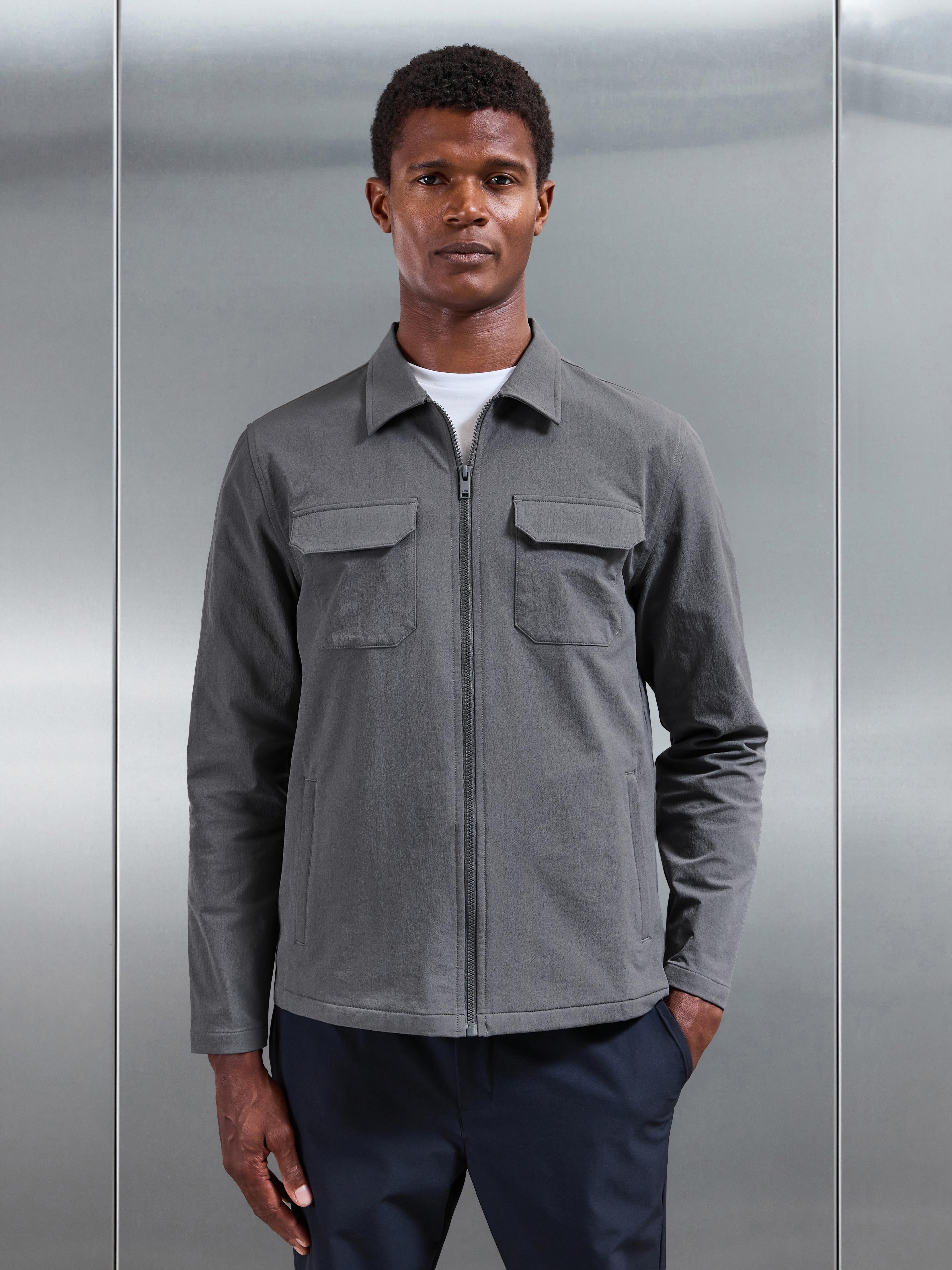 Cargo Jacket in Grey
