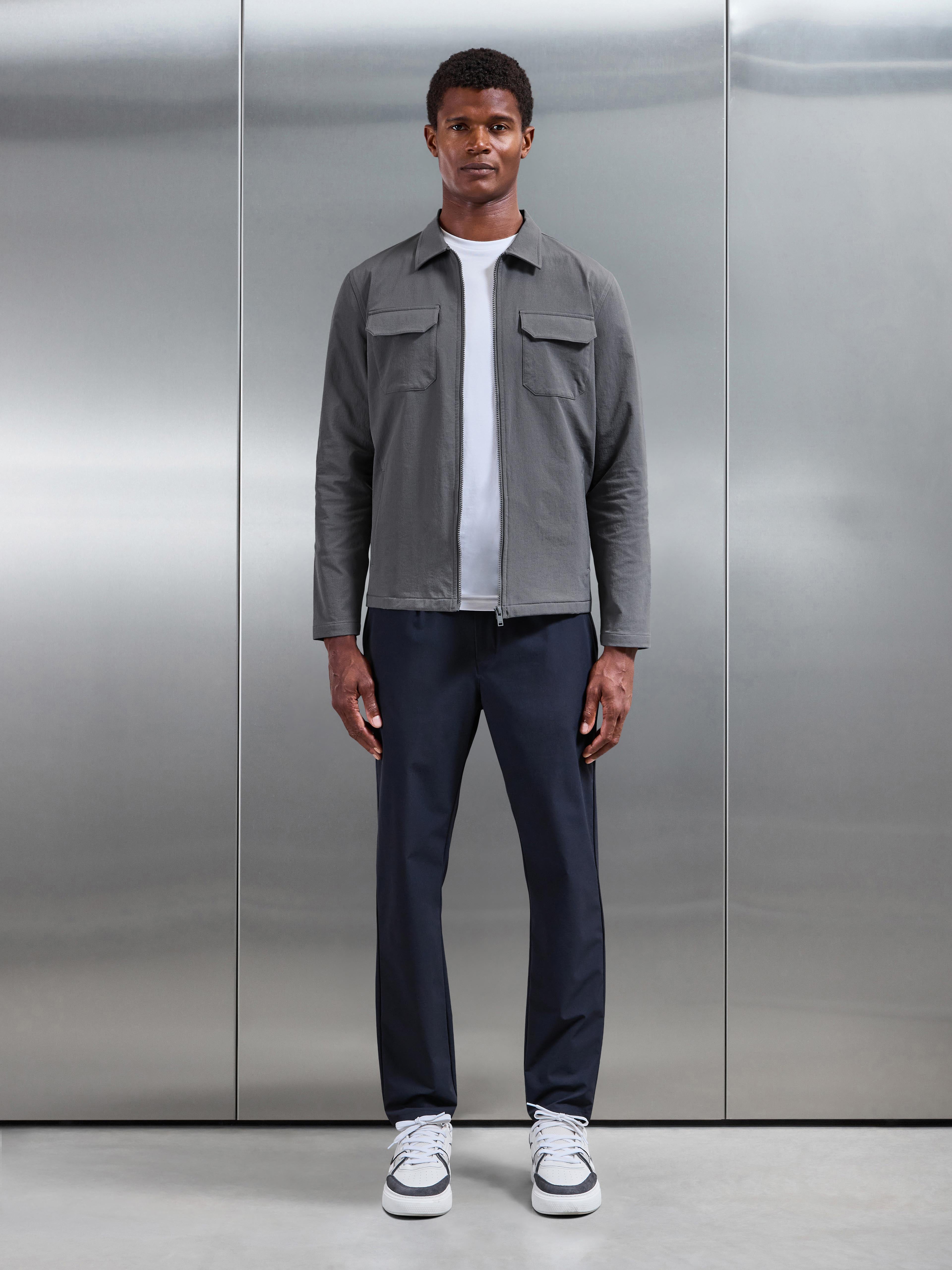 Cargo Jacket in Grey