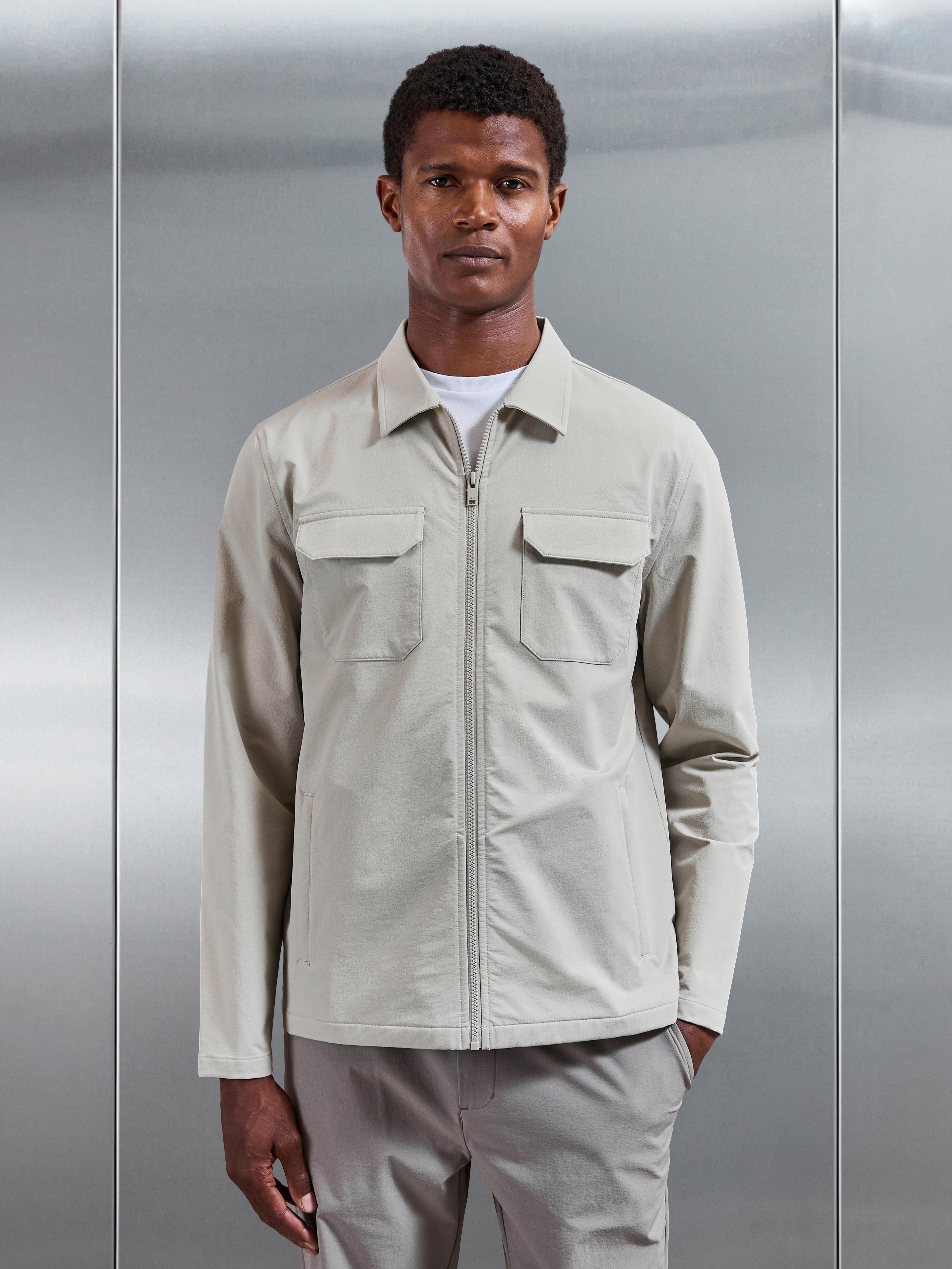 Cargo Jacket in Stone