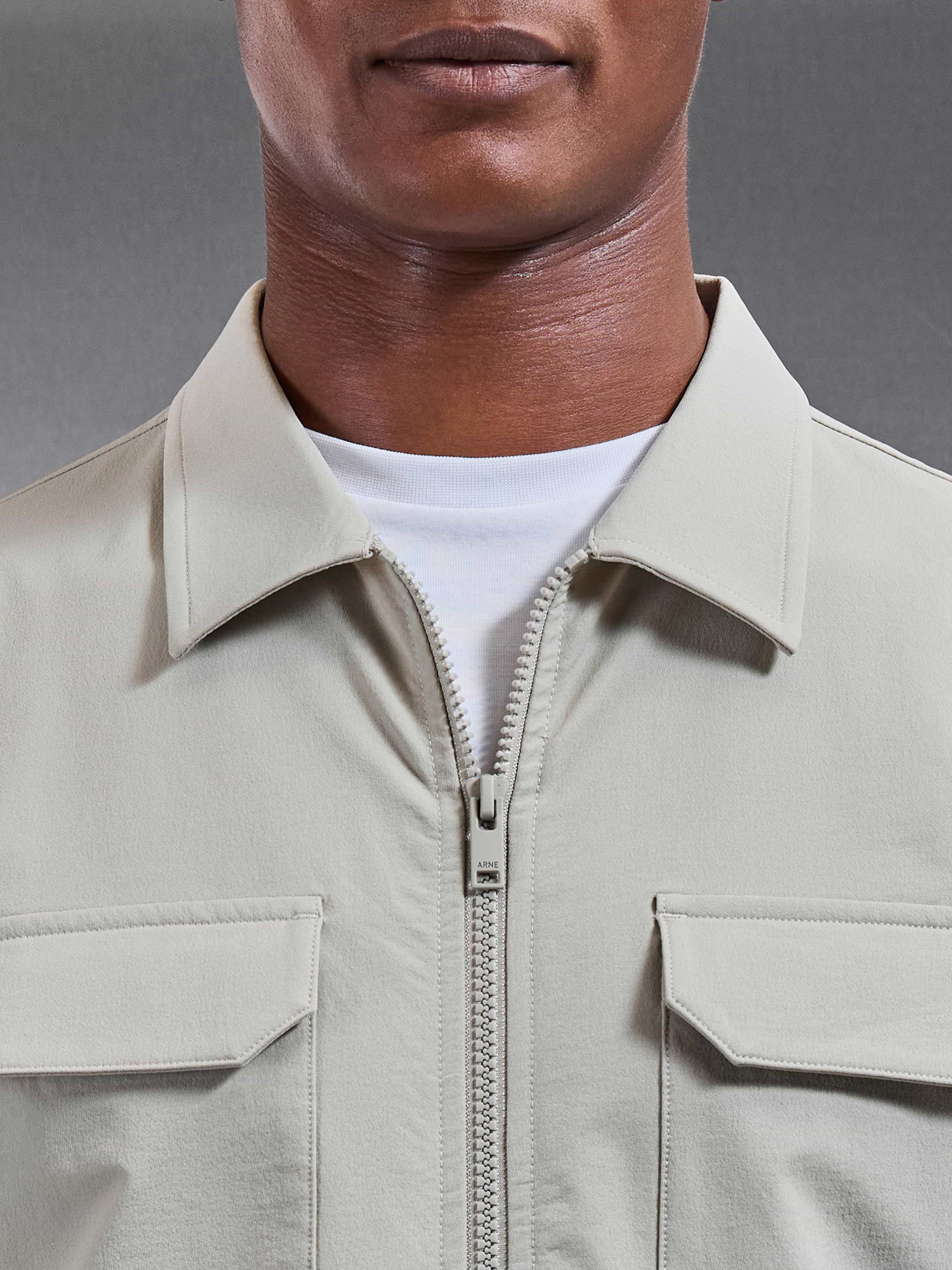Cargo Jacket in Stone