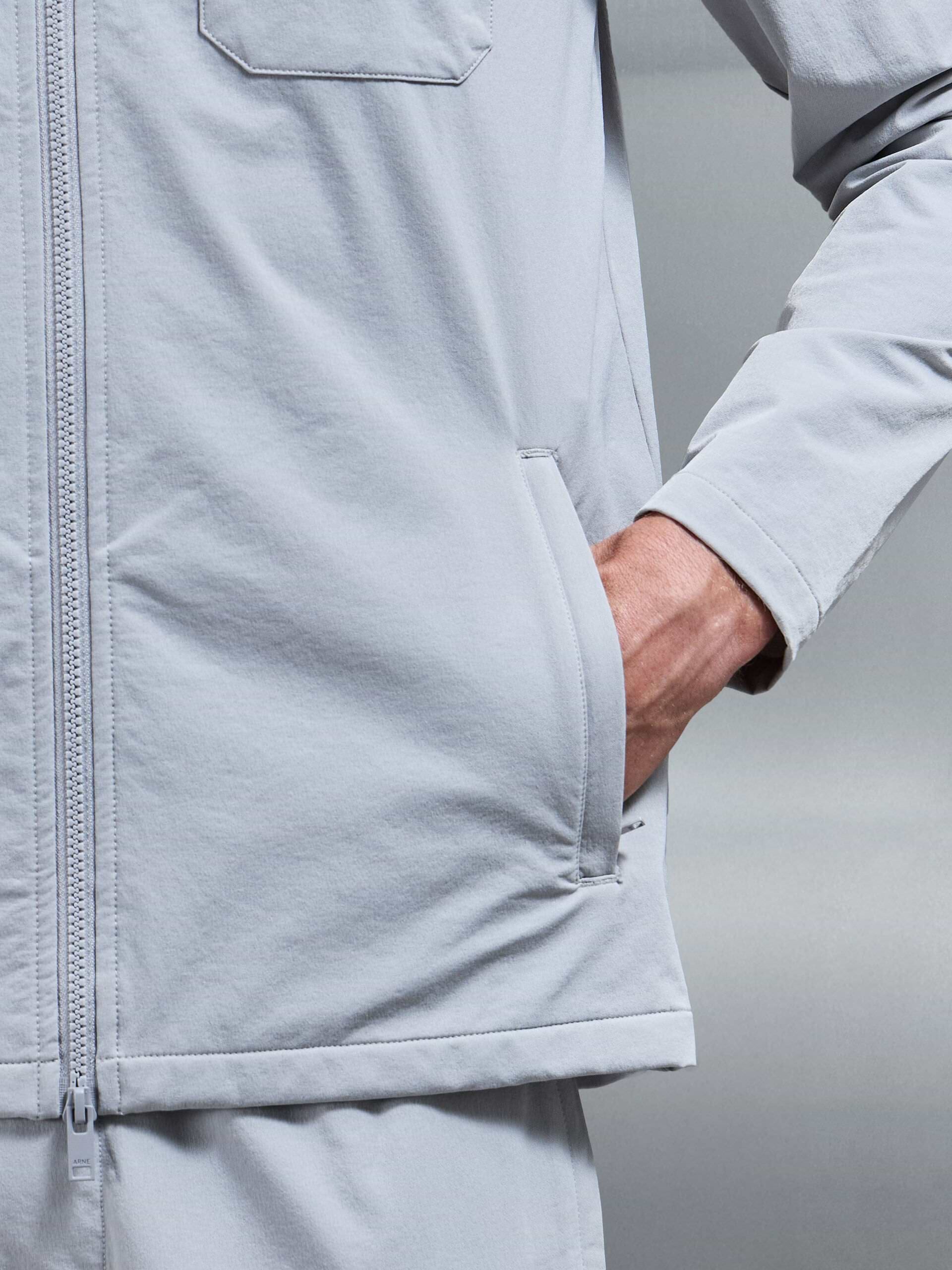 Cargo Jacket in Mid Grey