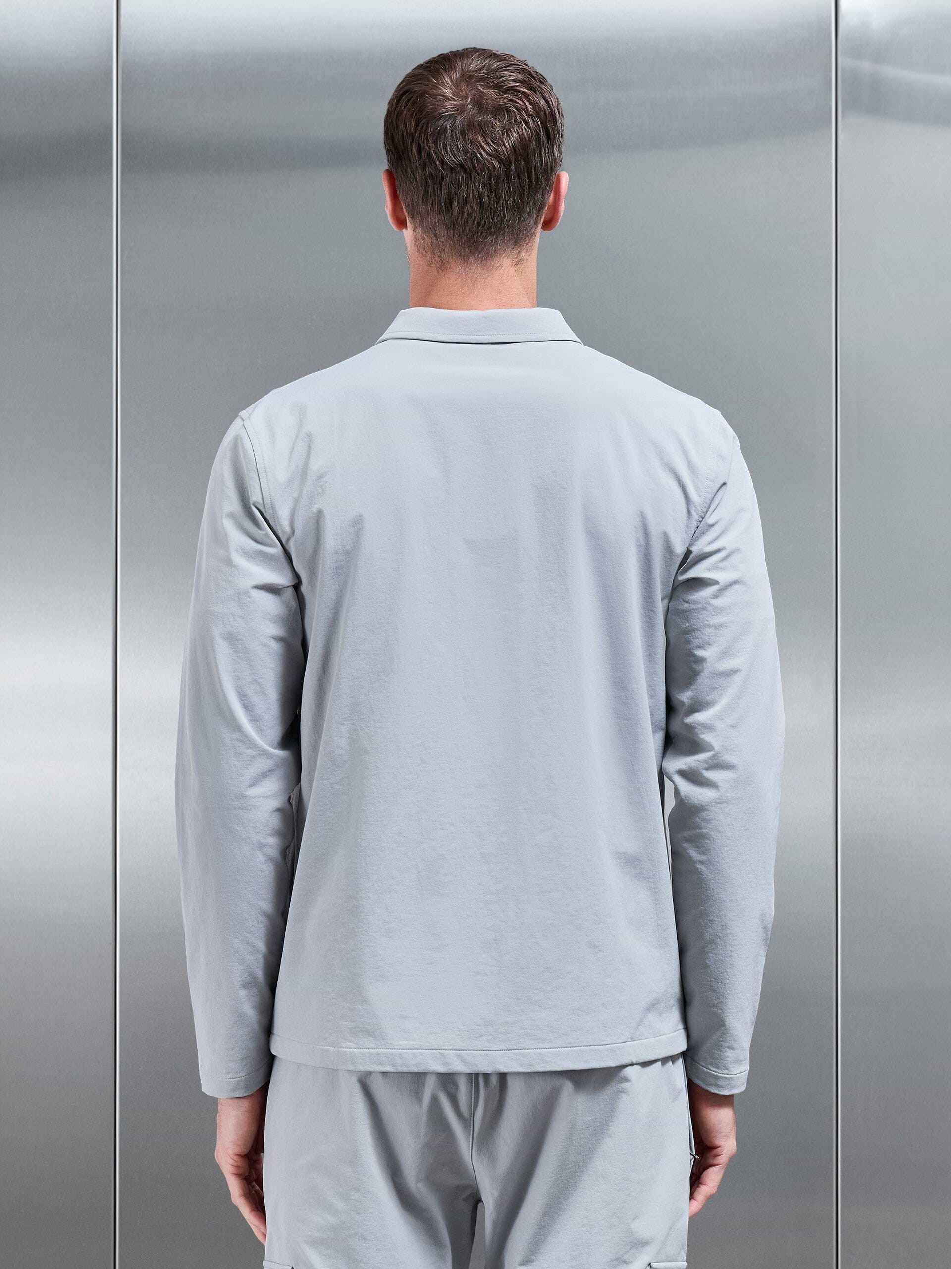 Cargo Jacket in Mid Grey