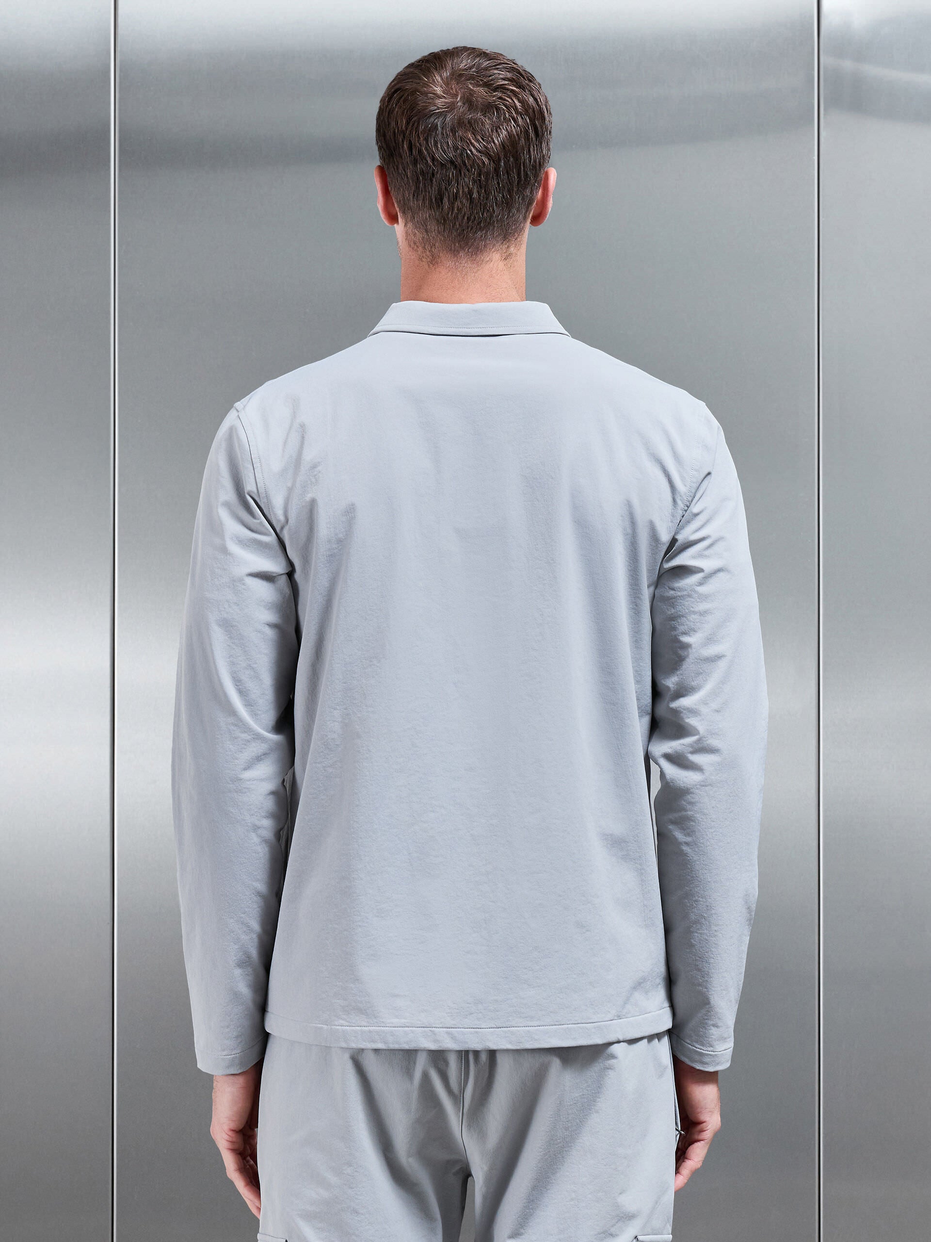 Cargo Jacket in Mid Grey