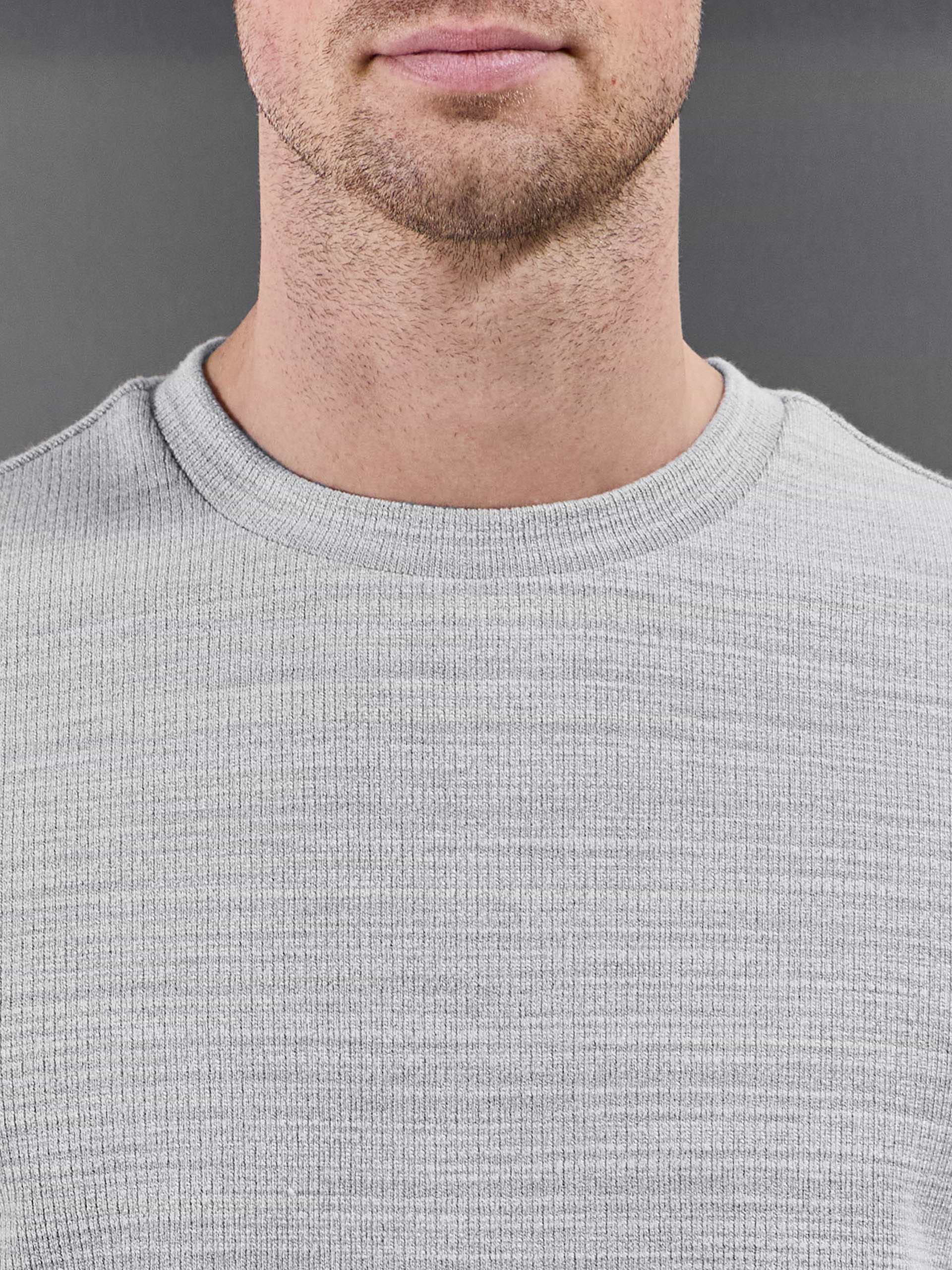 Cavour Textured T-Shirt in Stone