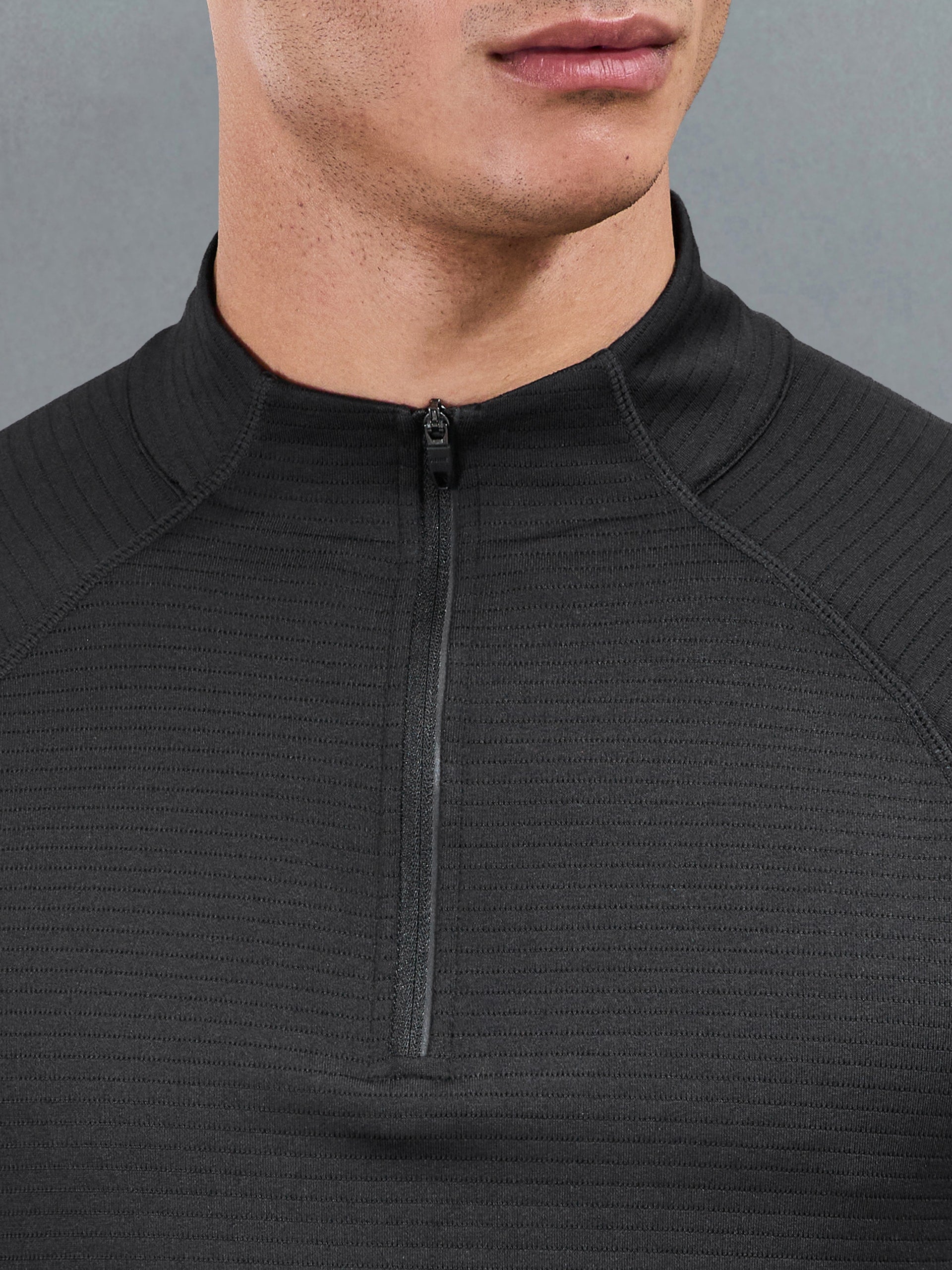 Condition Half Zip in Black