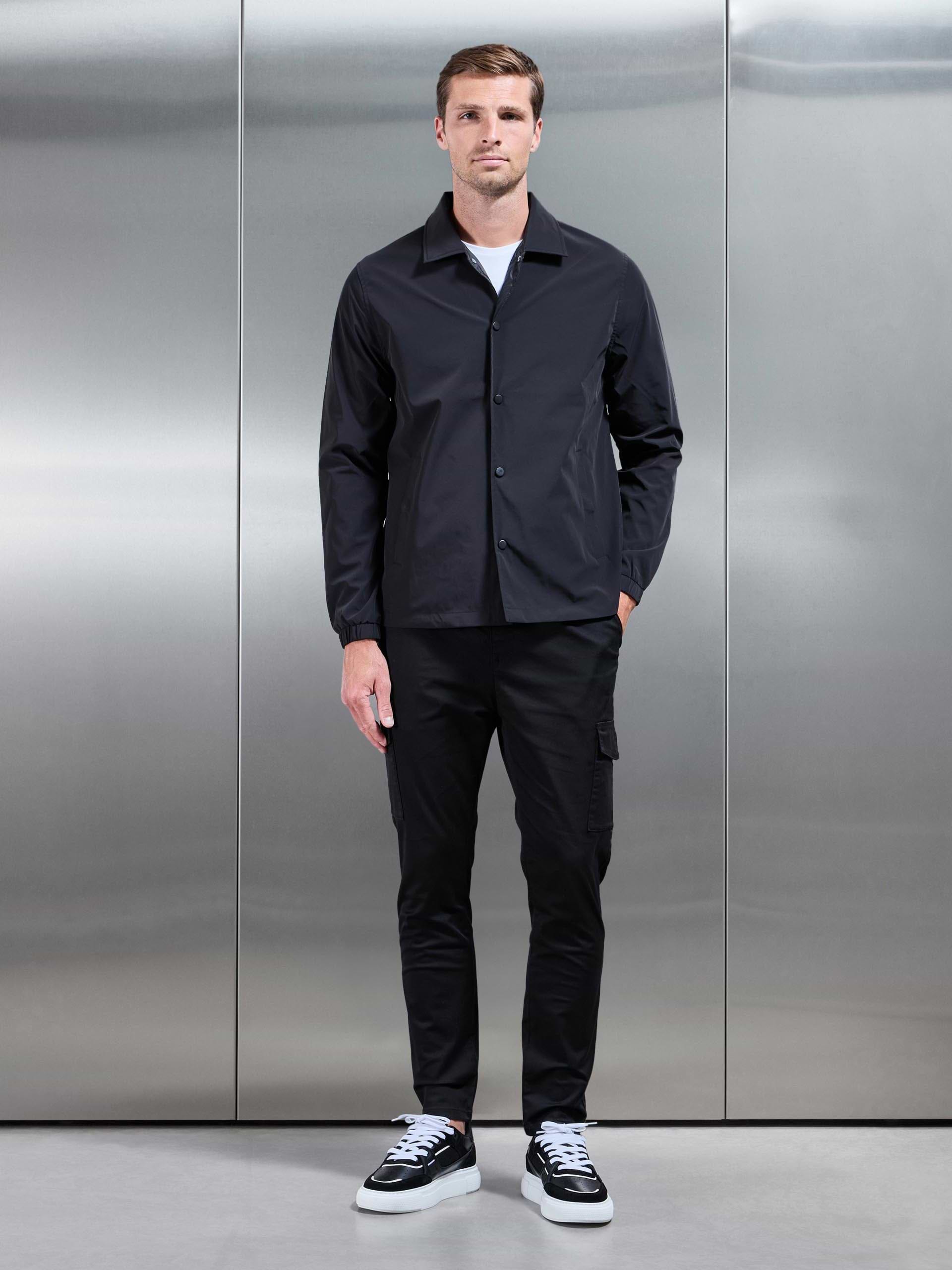 Cotton Cargo Pant in Black