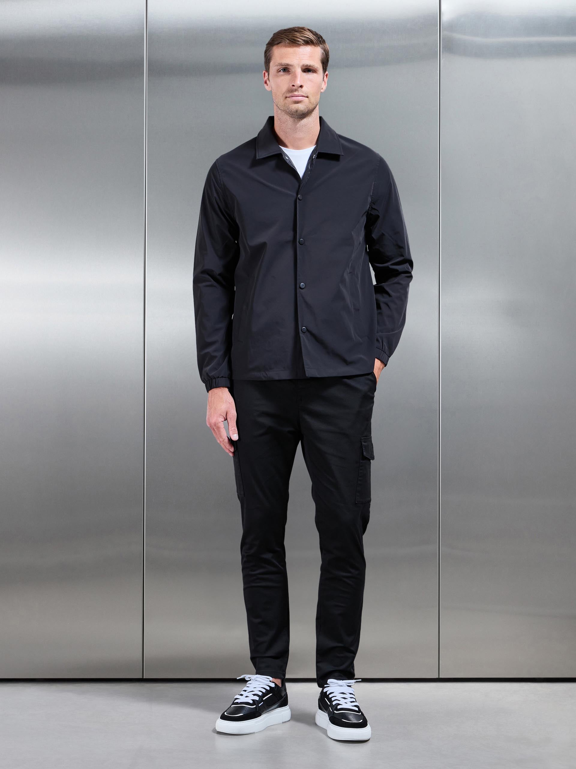 Cotton Cargo Pant in Black