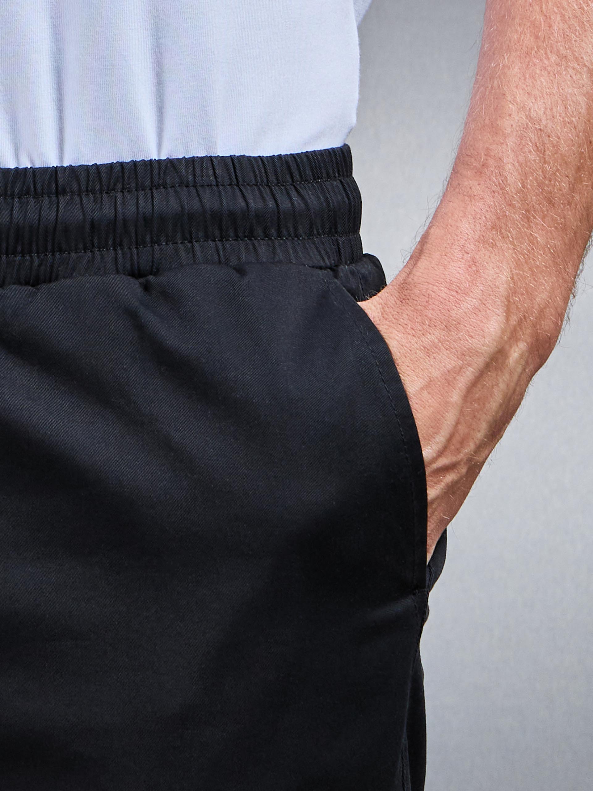 Cotton Cargo Pant in Black