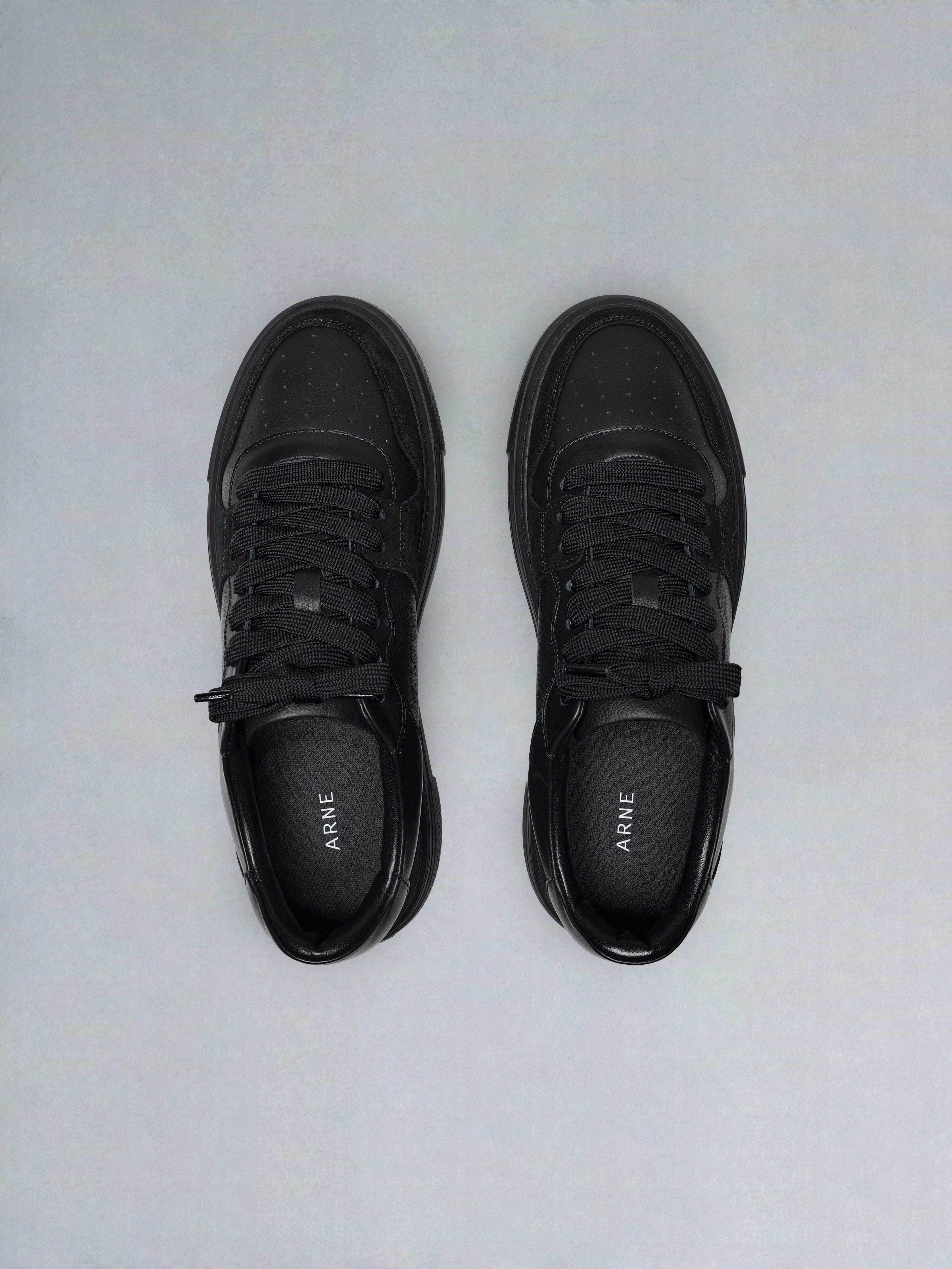 Court Trainer in Triple Black