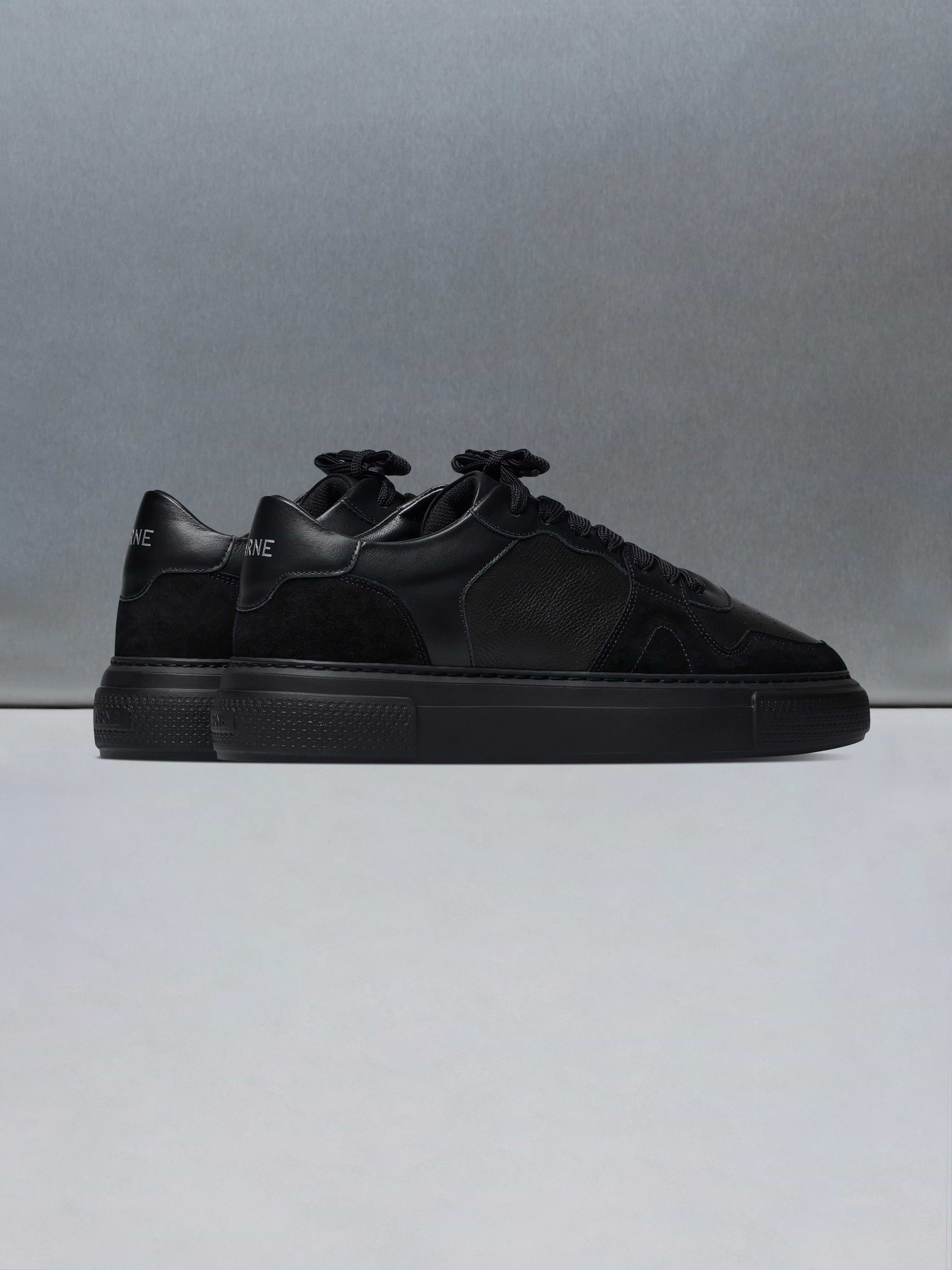 Court Trainer in Triple Black