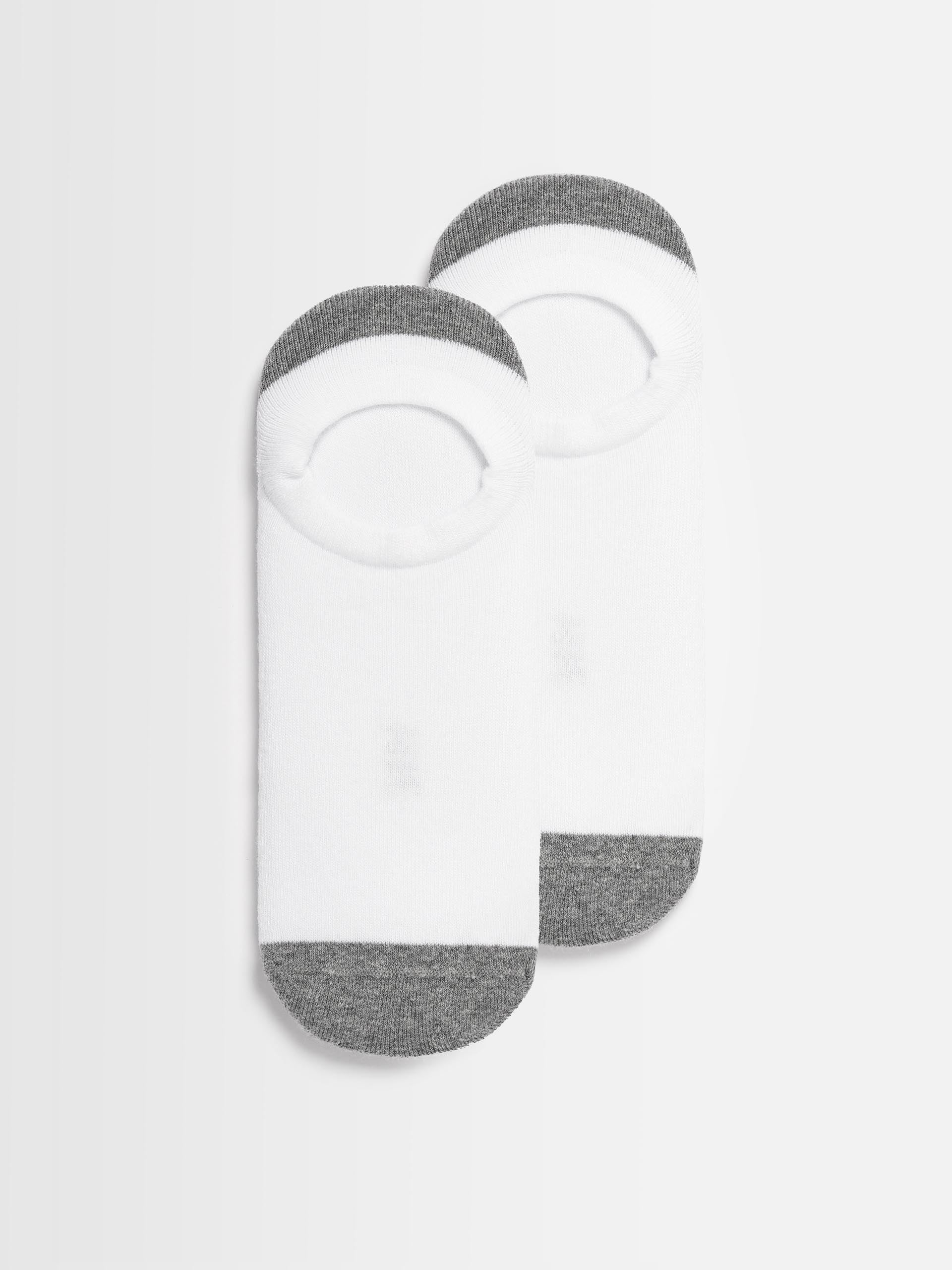 3 Pack ARNE Invisible Socks in Black White Grey