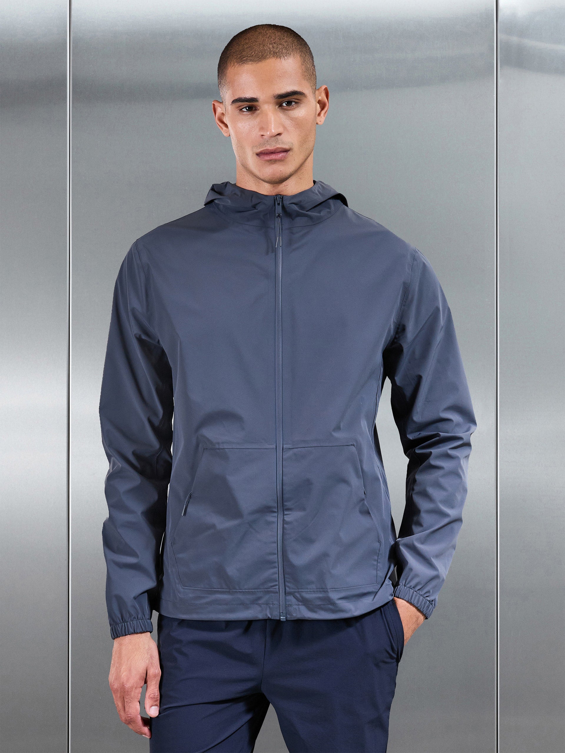 Element Waterproof Windbreaker in Slate Blue