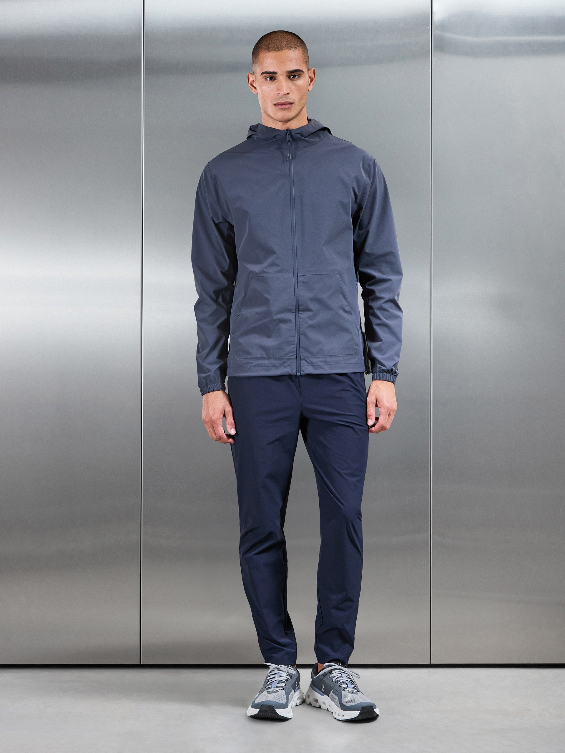 Element Waterproof Windbreaker in Slate Blue