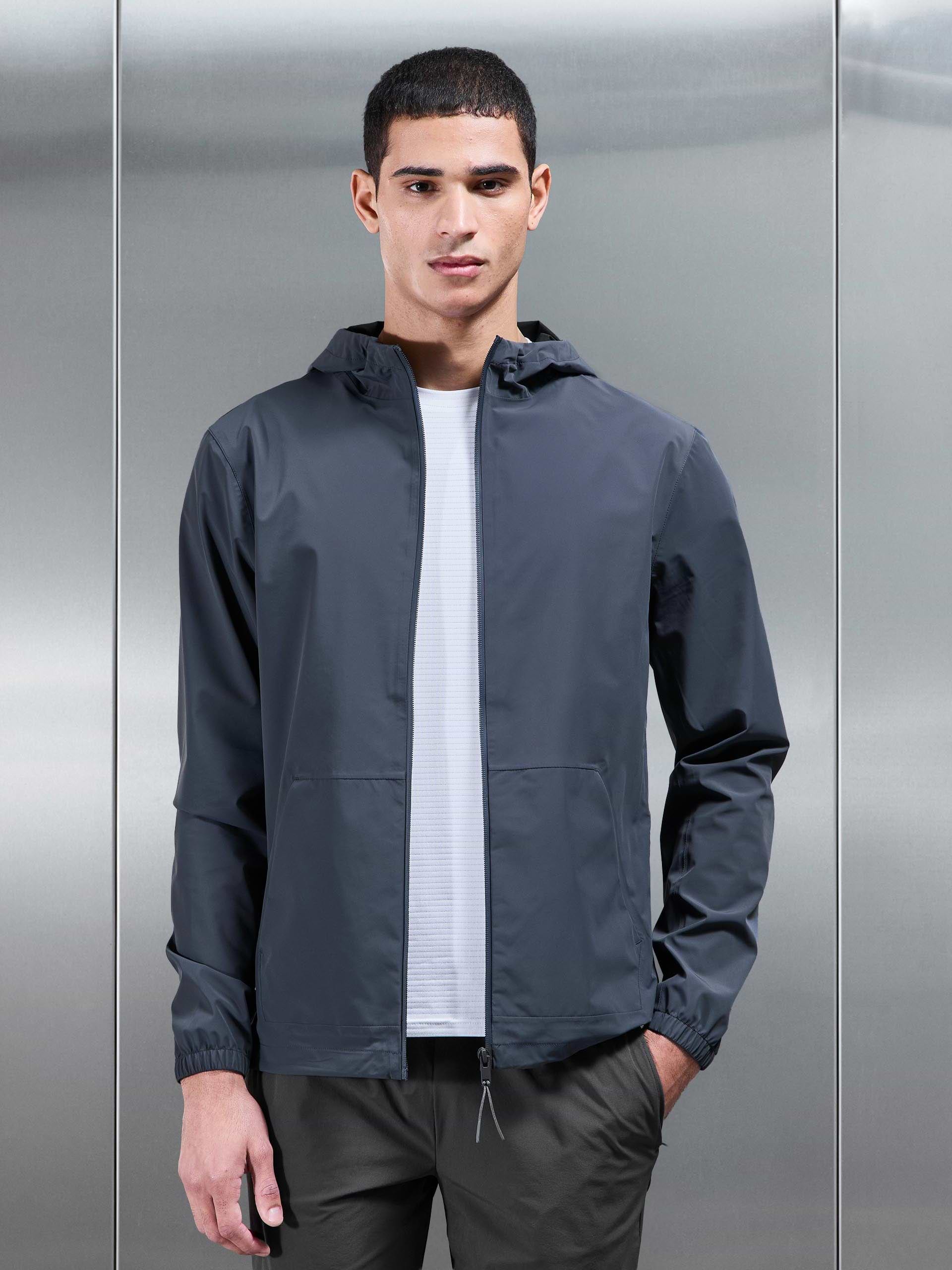 Element Waterproof Windbreaker in Slate Blue