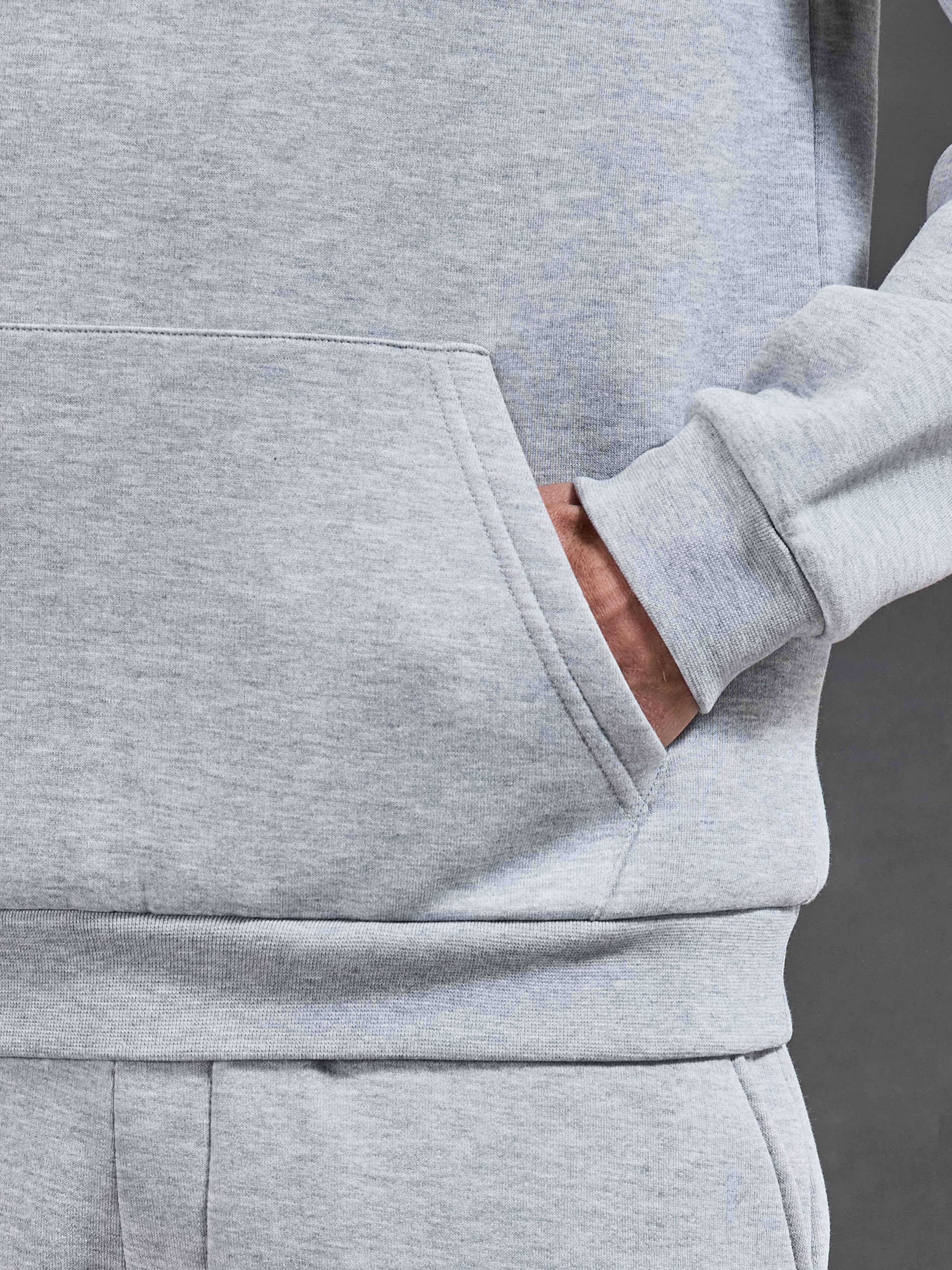 Essential Hoodie in Marl Grey