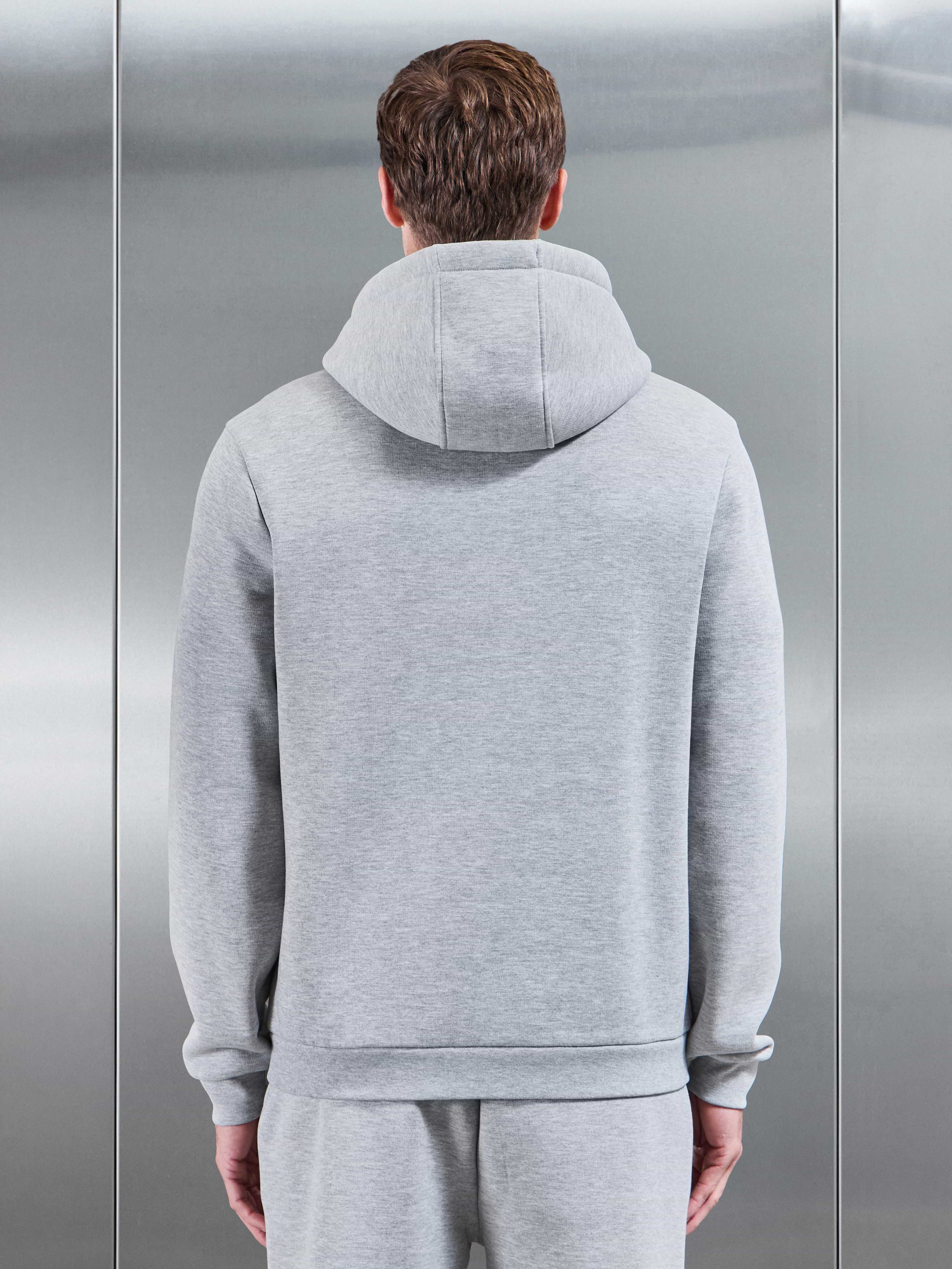 Essential Hoodie in Marl Grey