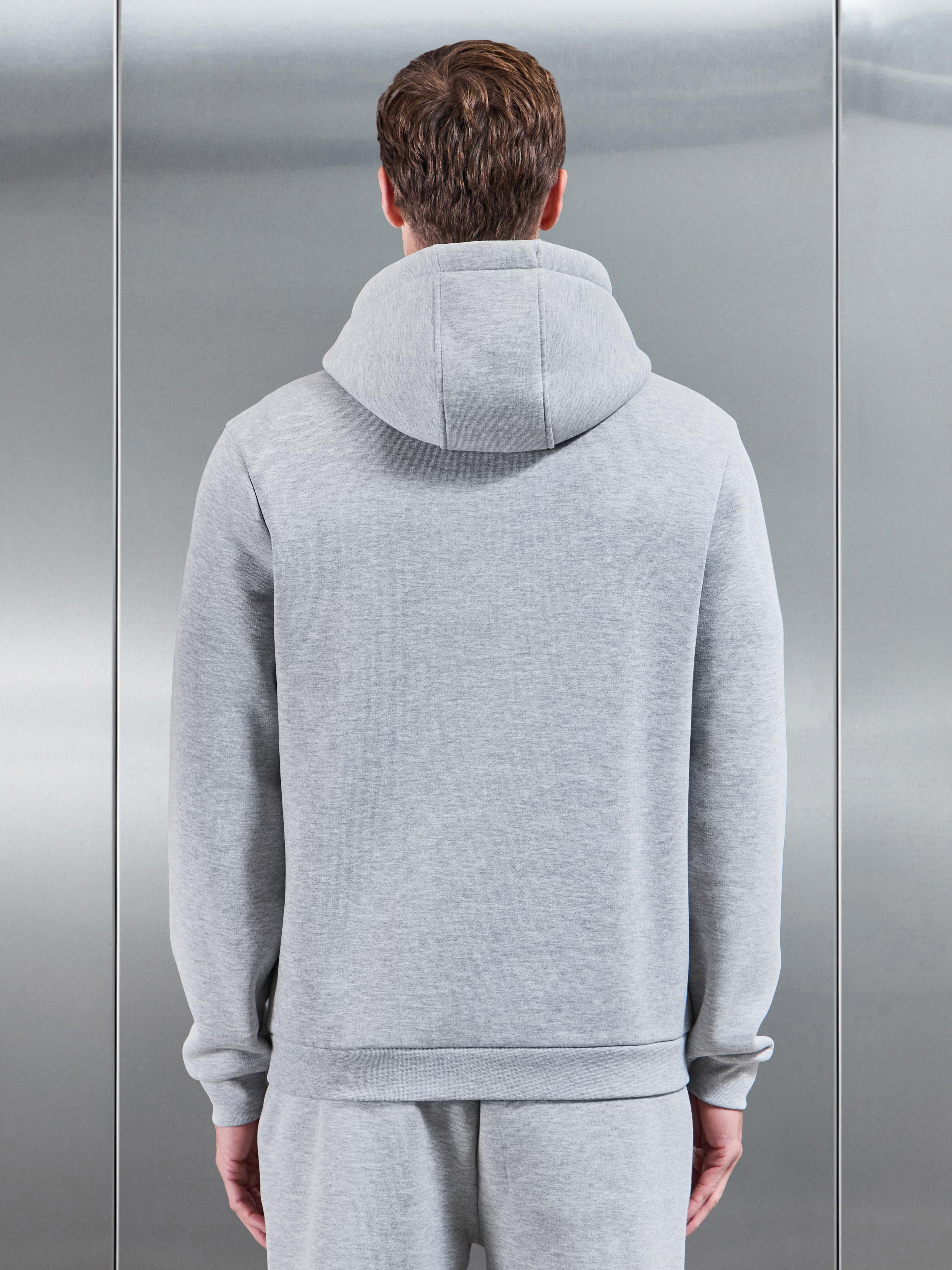 Essential Hoodie in Marl Grey