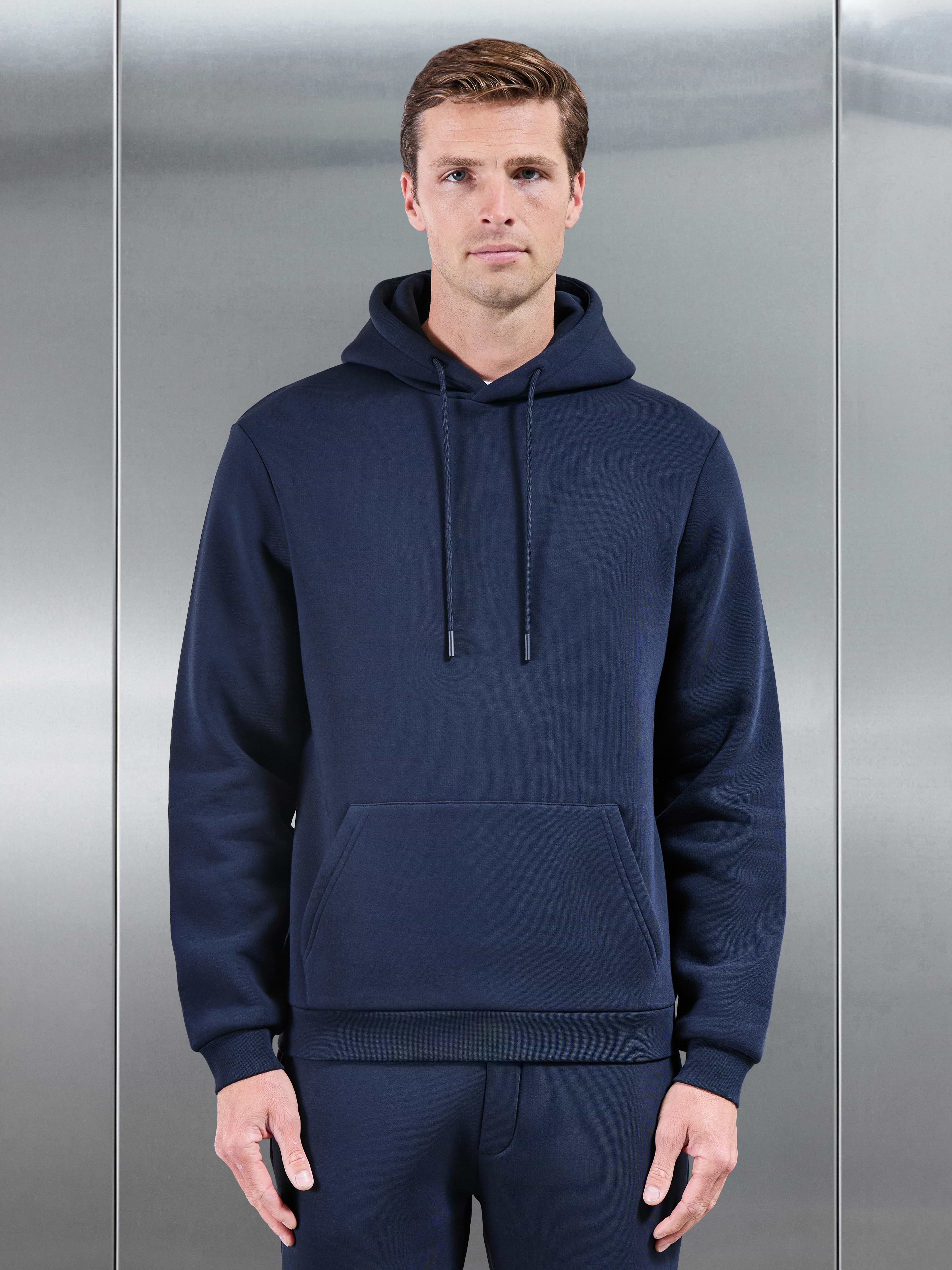 Essential Hoodie in Navy