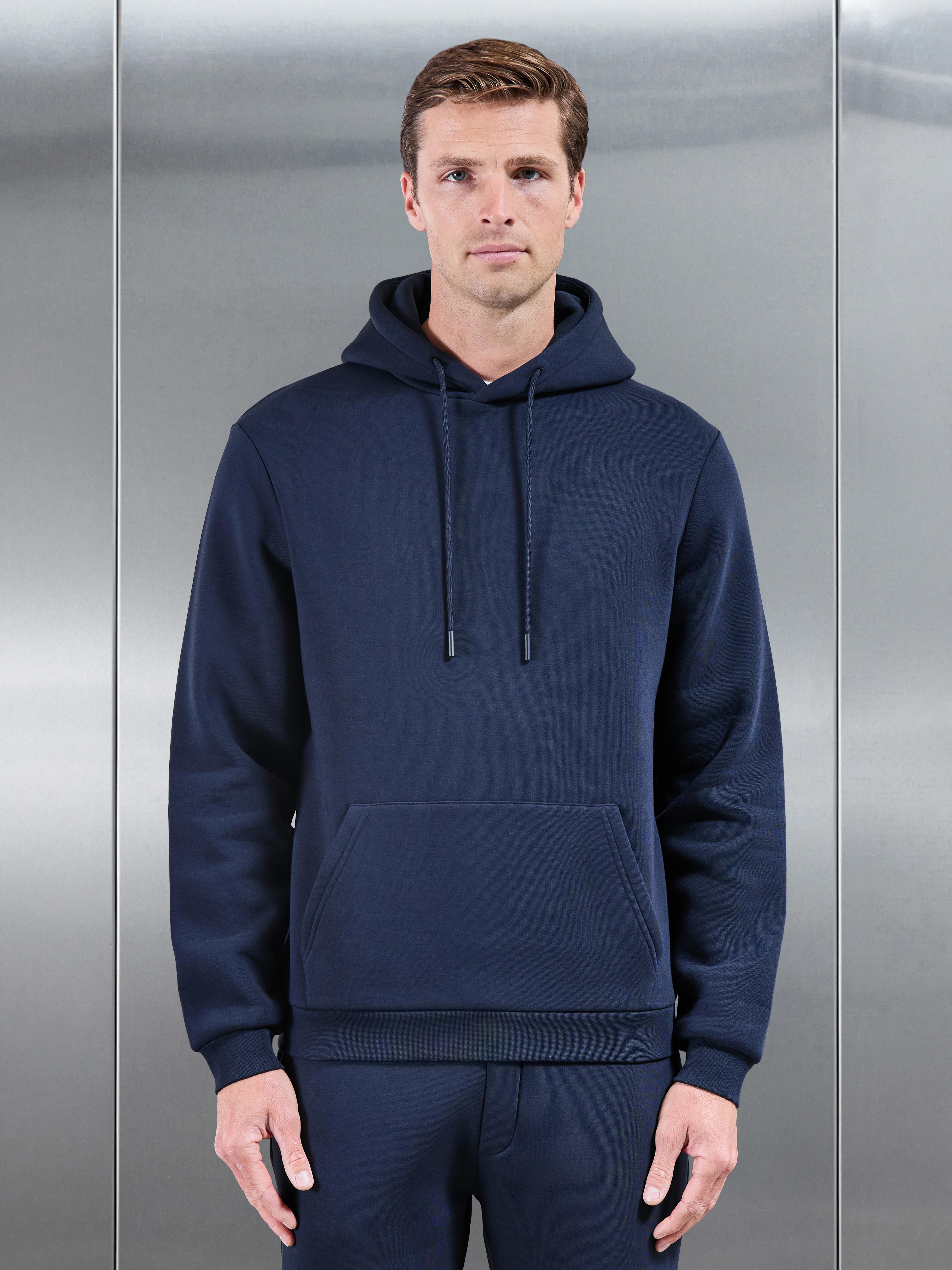 Essential Hoodie in Navy