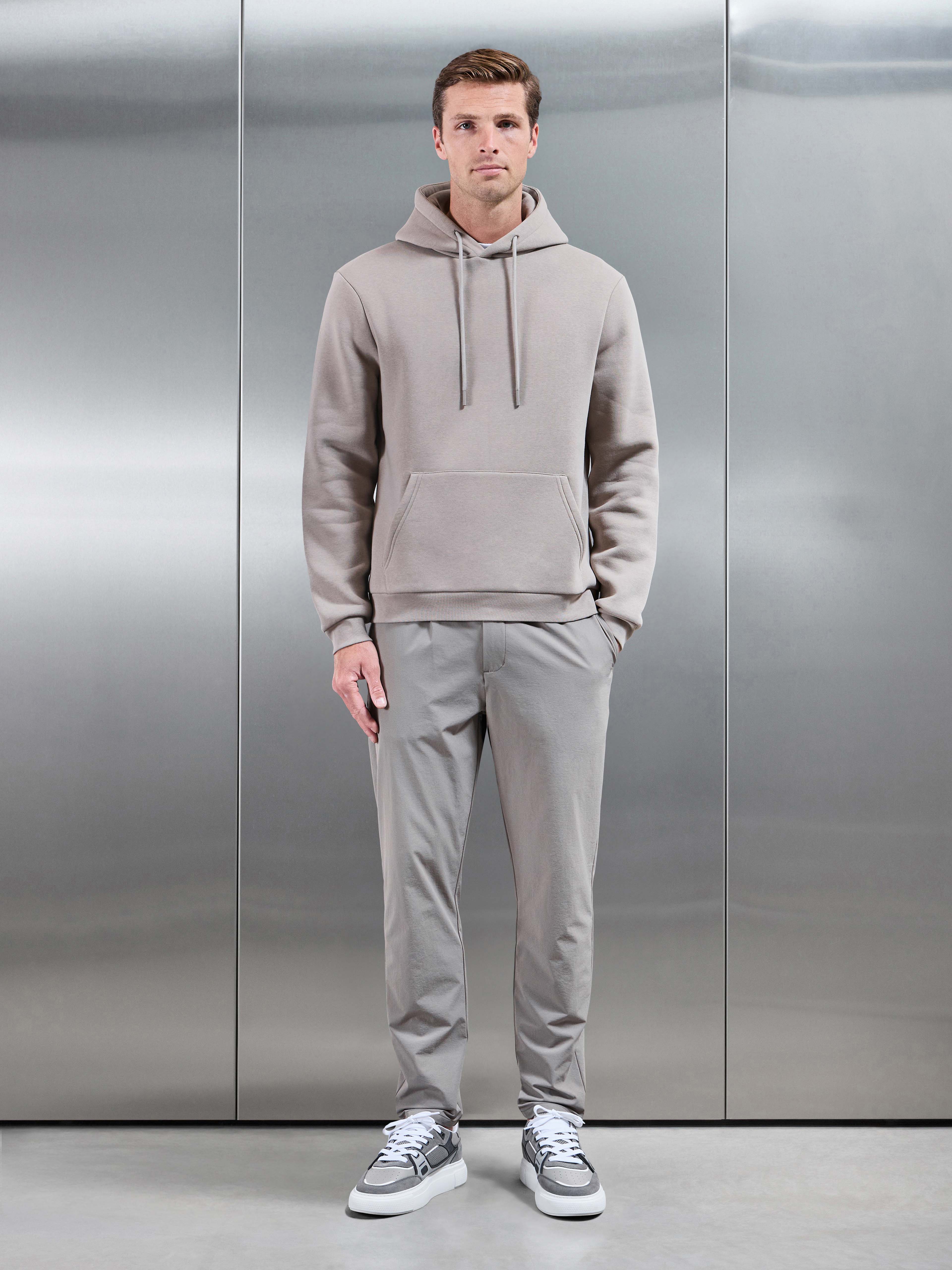 Essential Hoodie in Stone