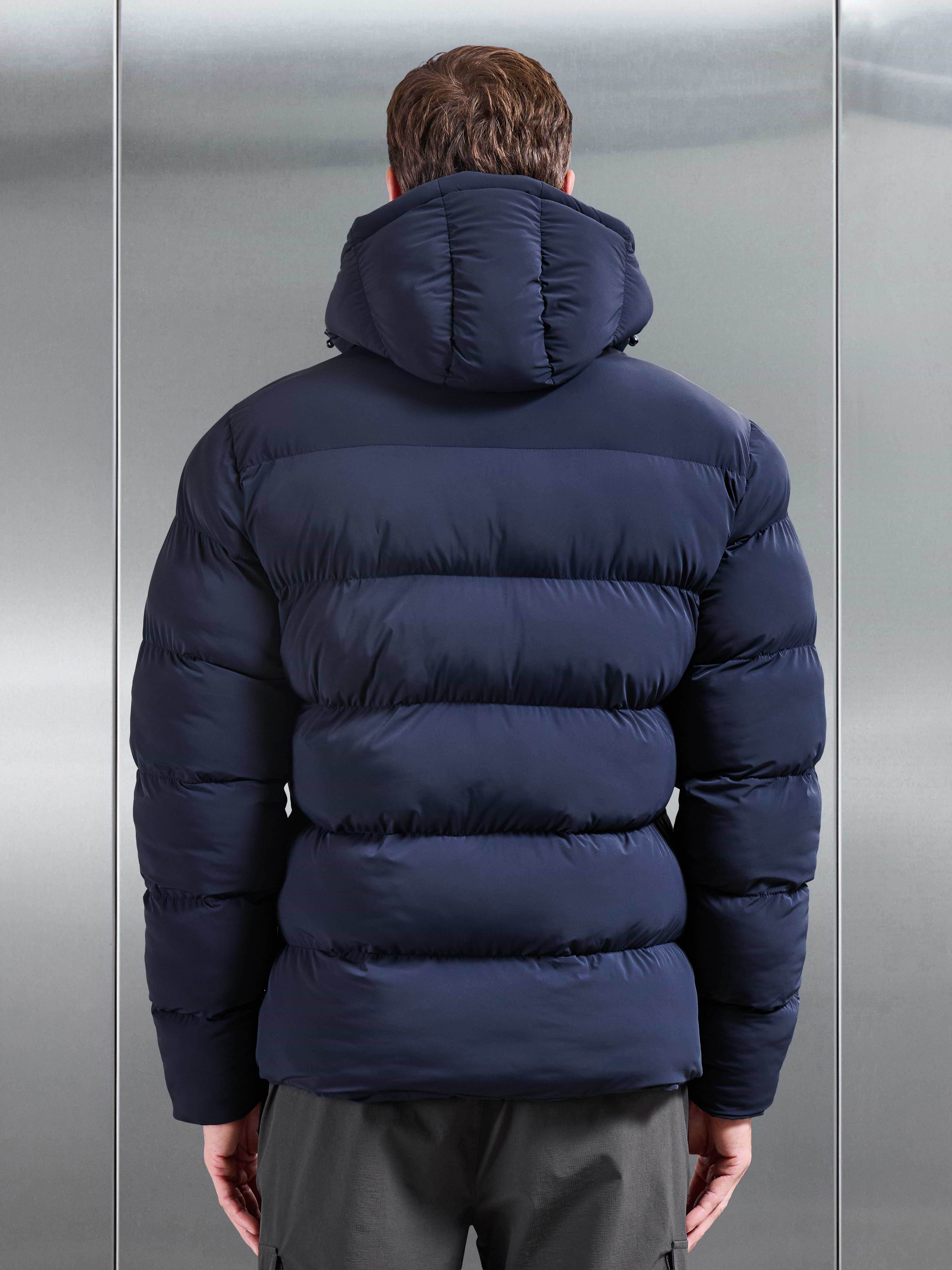 Essential Puffer Jacket in Navy