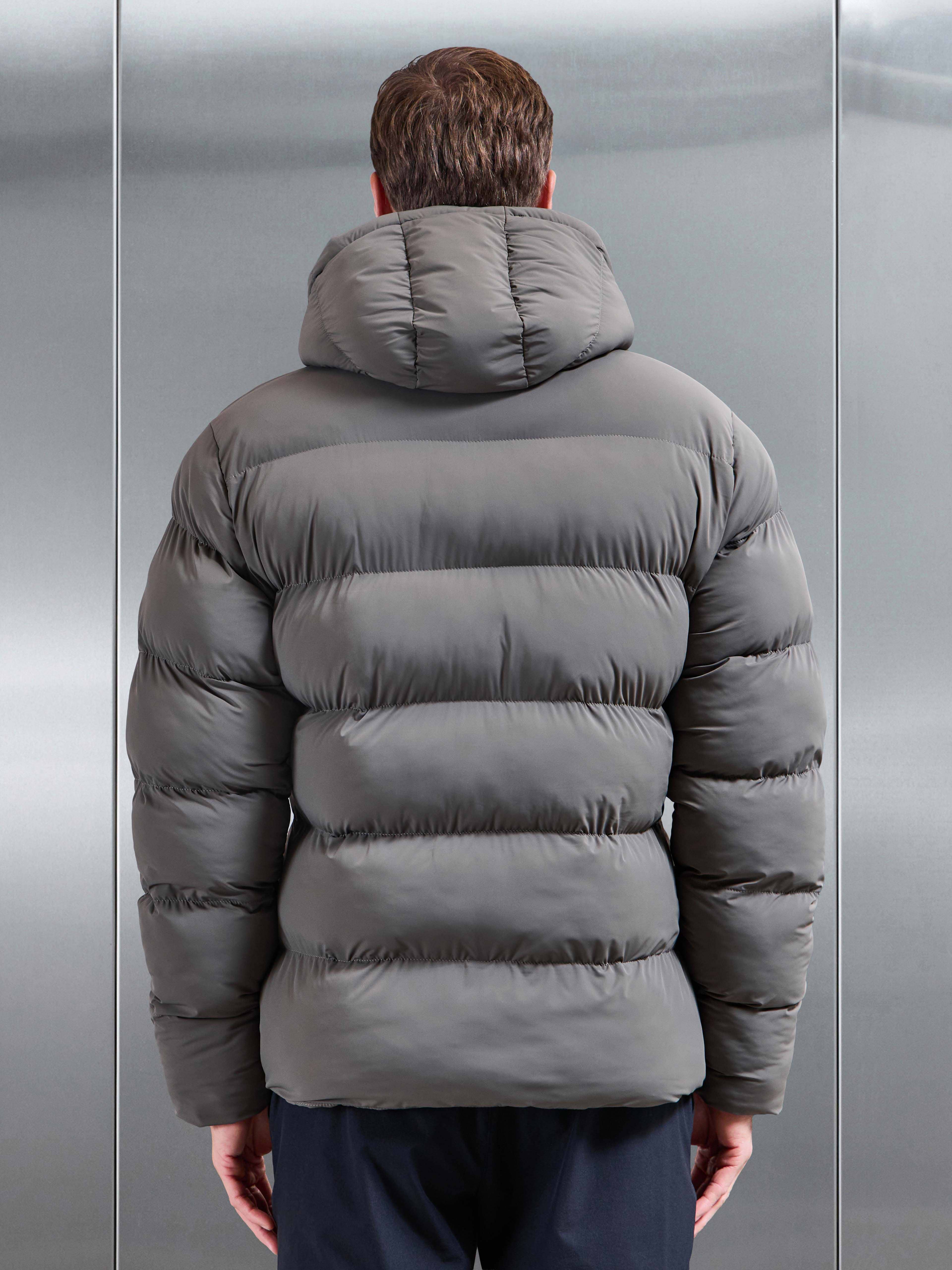 Essential Puffer Jacket in Olive