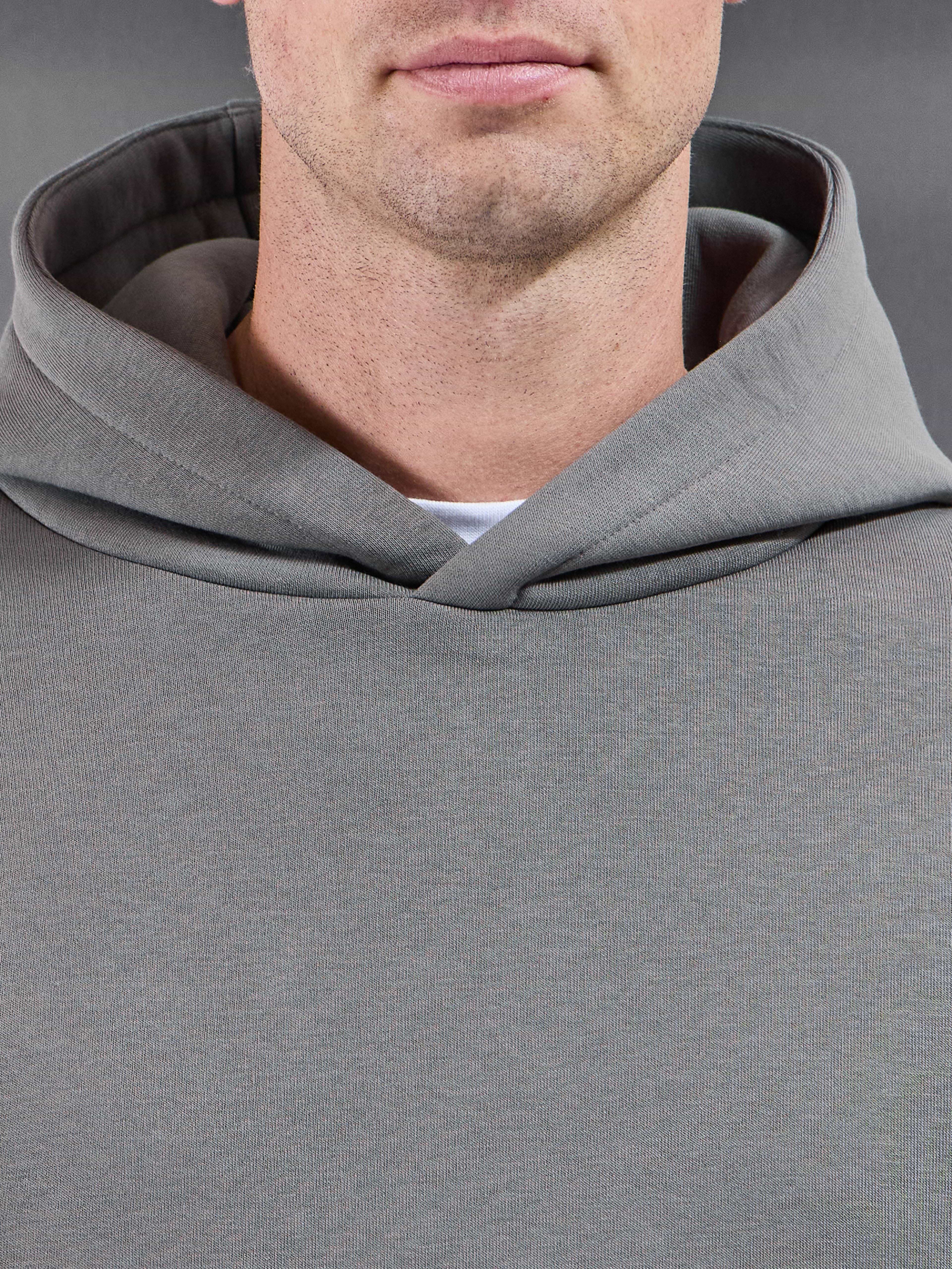 Essential Relaxed Hoodie in Grey