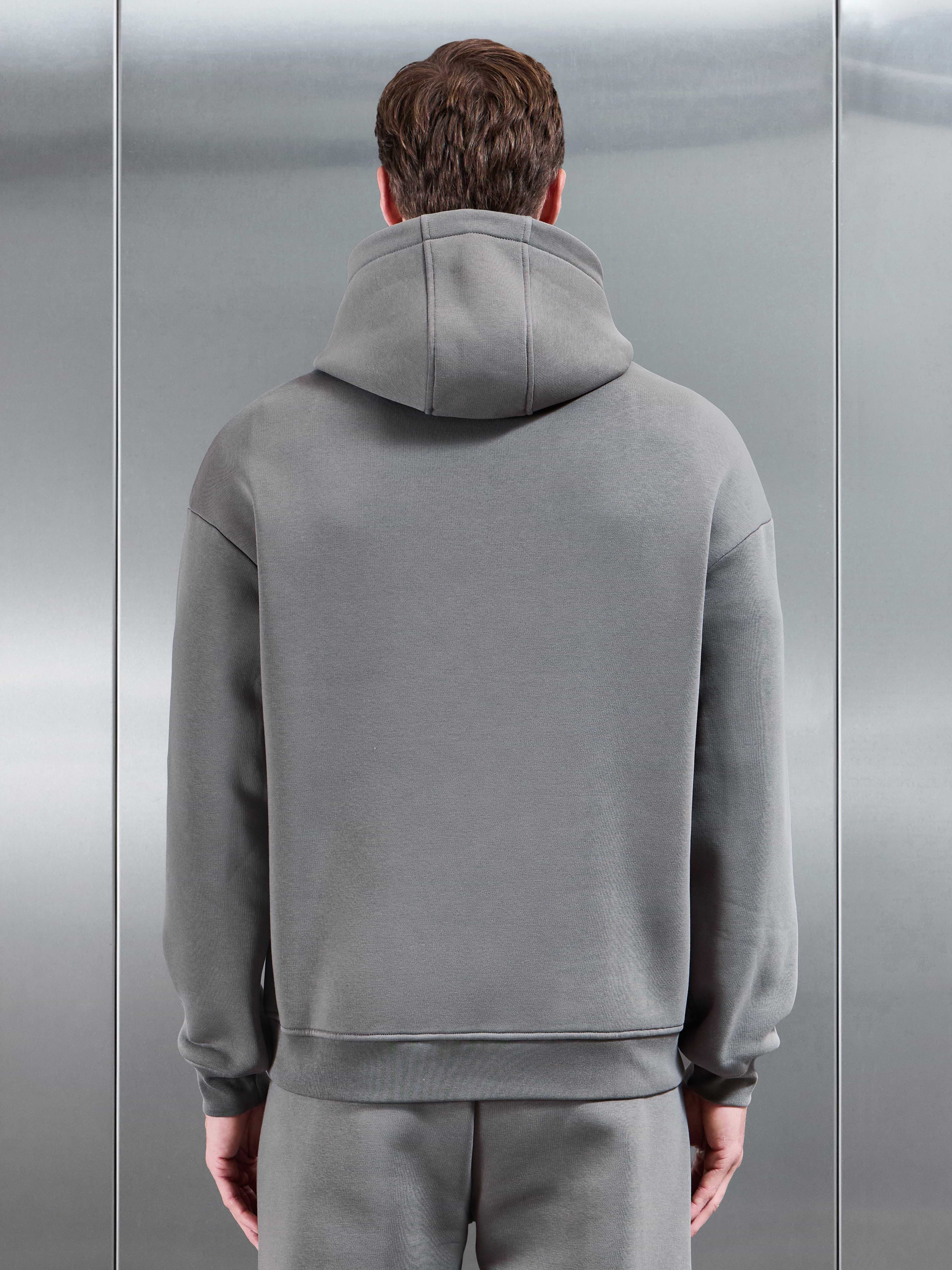 Essential Relaxed Hoodie in Grey