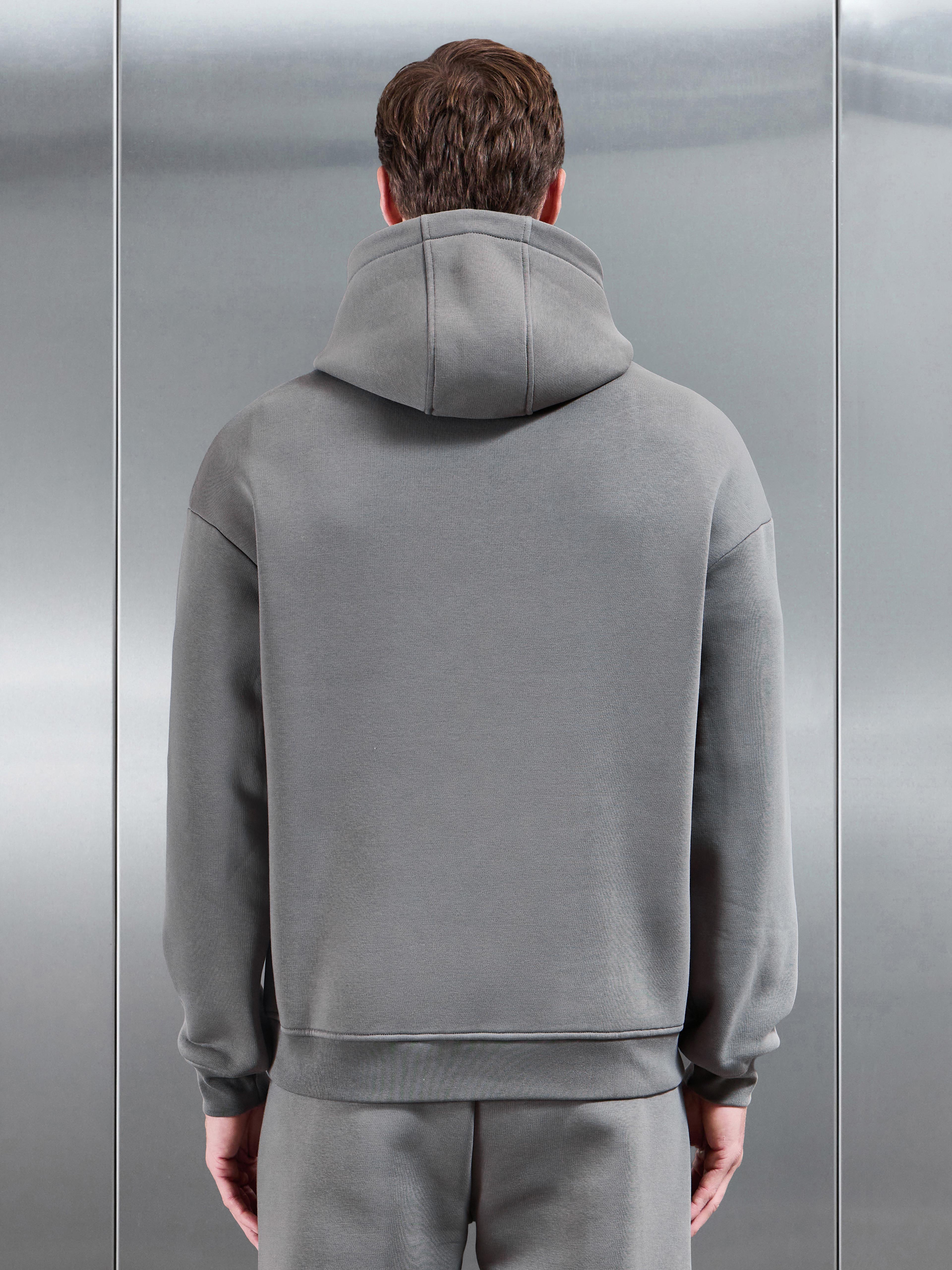 Essential Relaxed Hoodie in Grey