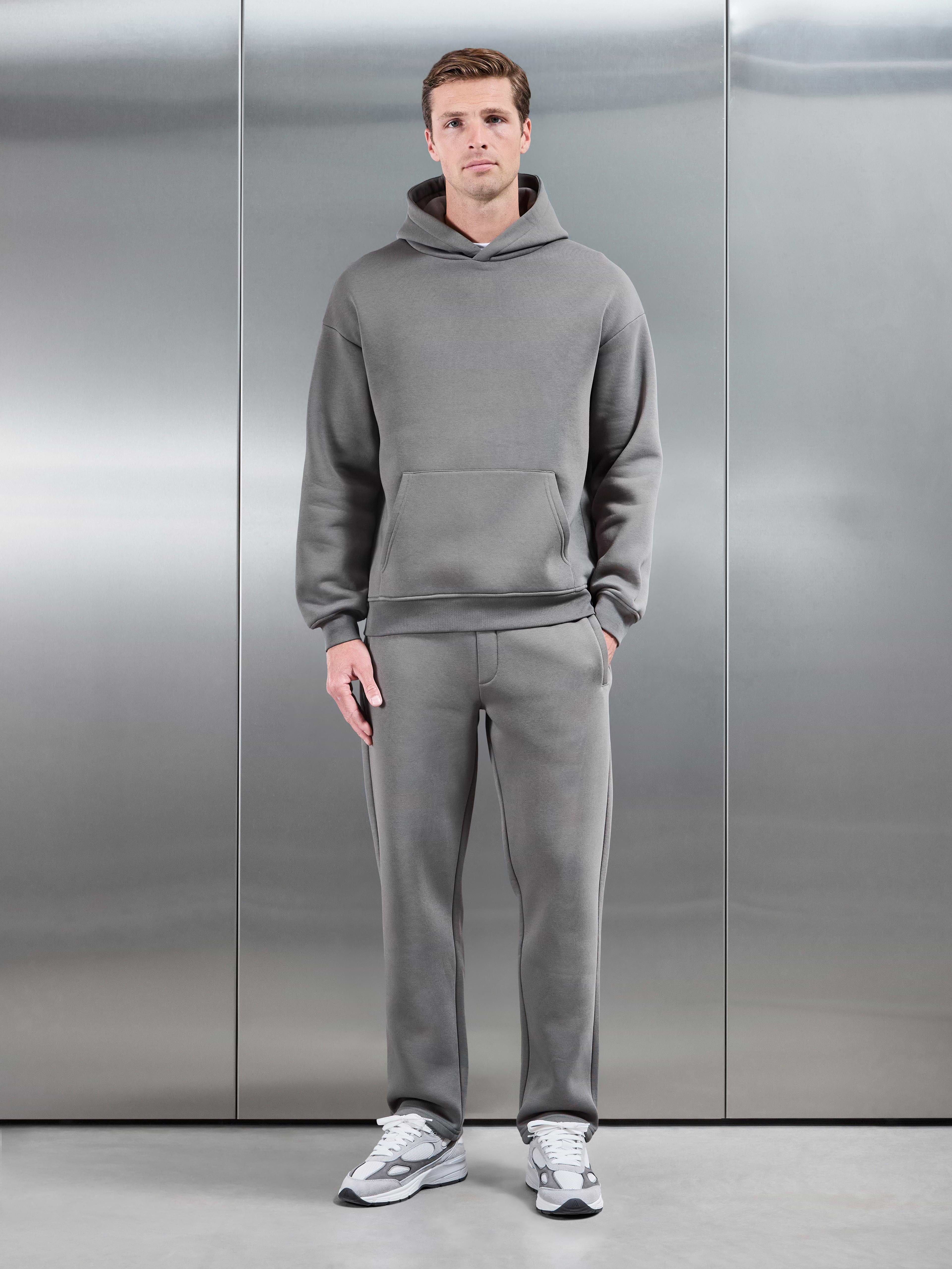 Essential Straight Leg Jogger in Grey