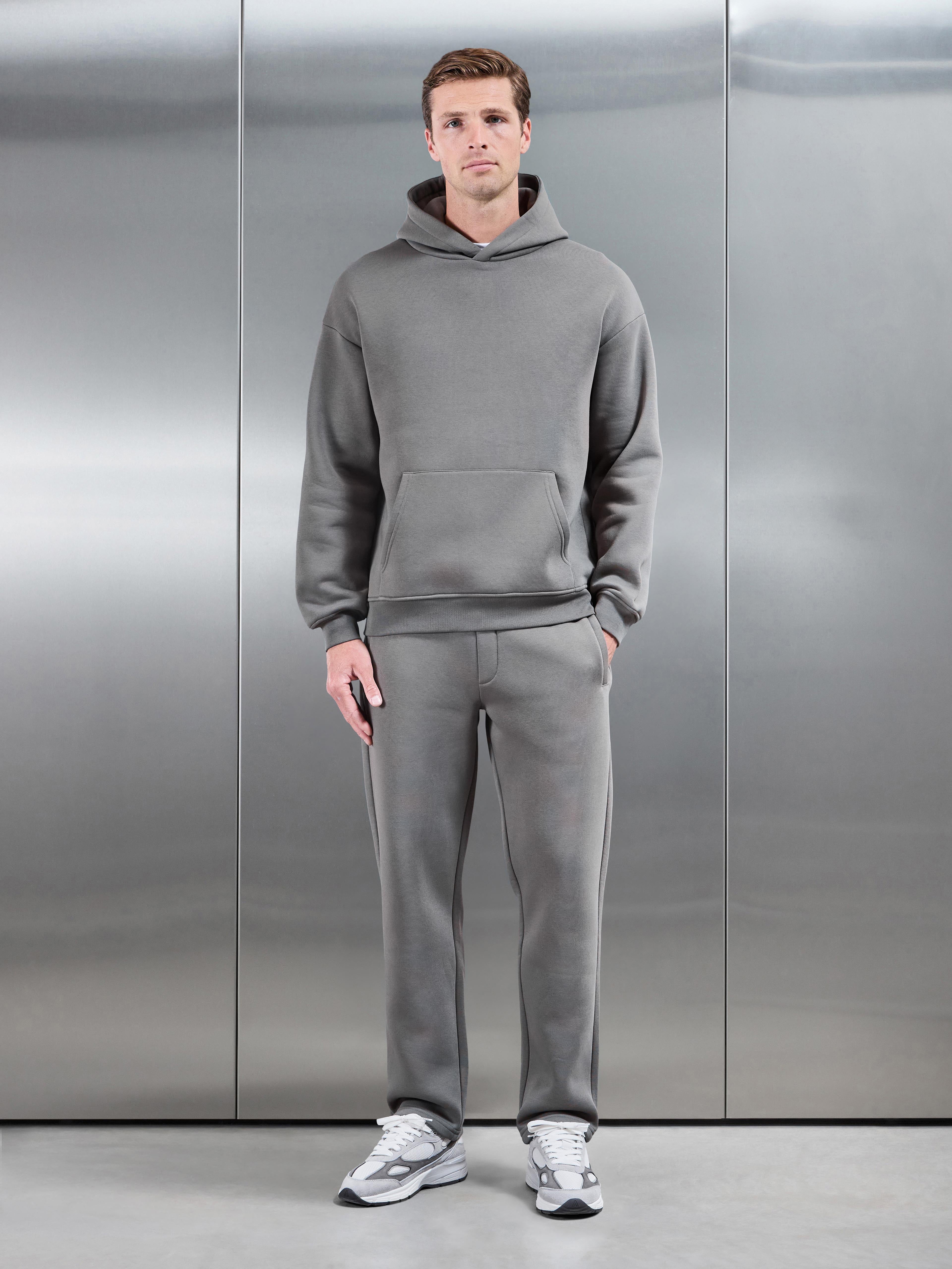 Essential Straight Leg Jogger in Grey
