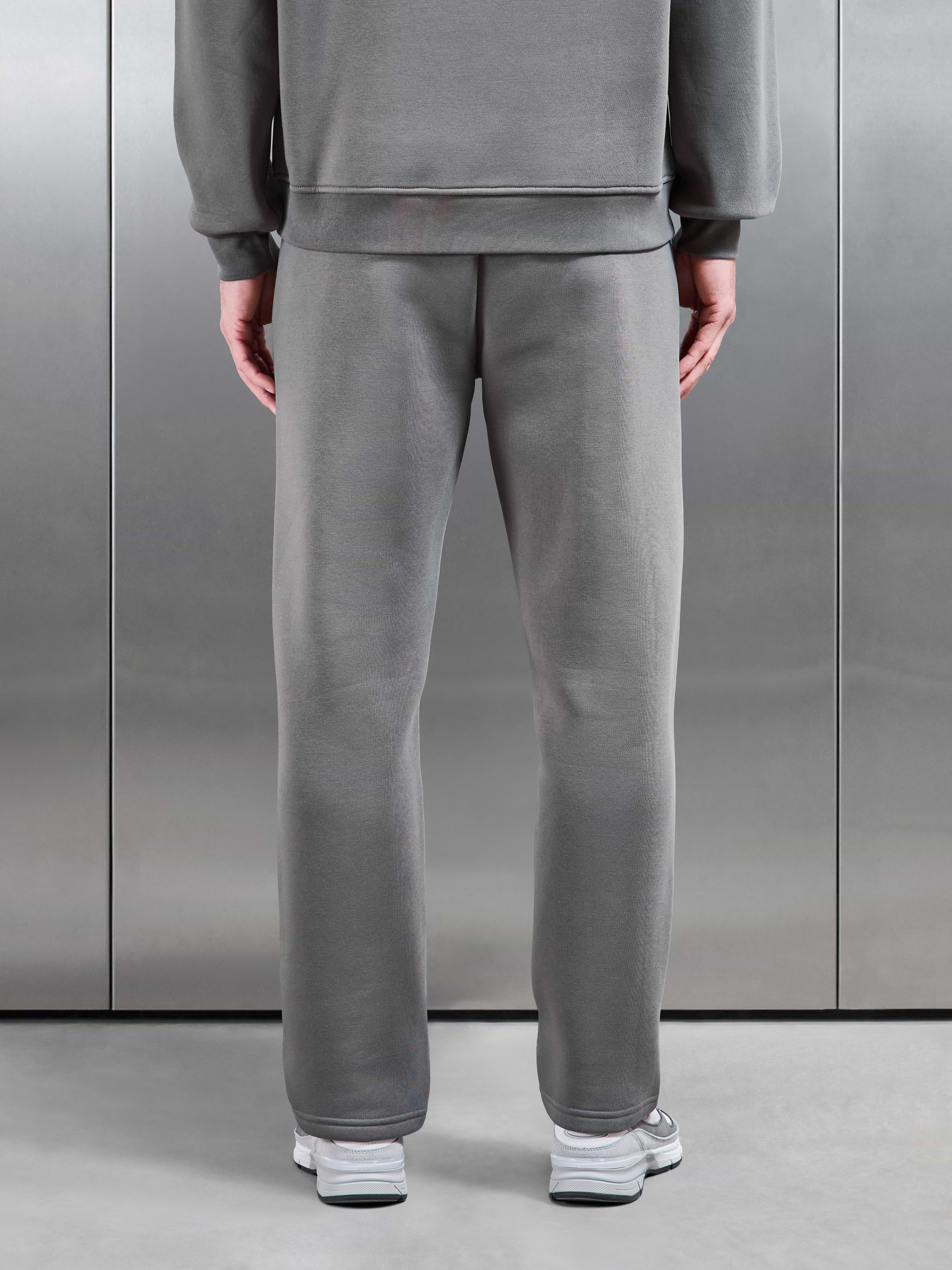 Essential Straight Leg Jogger in Grey