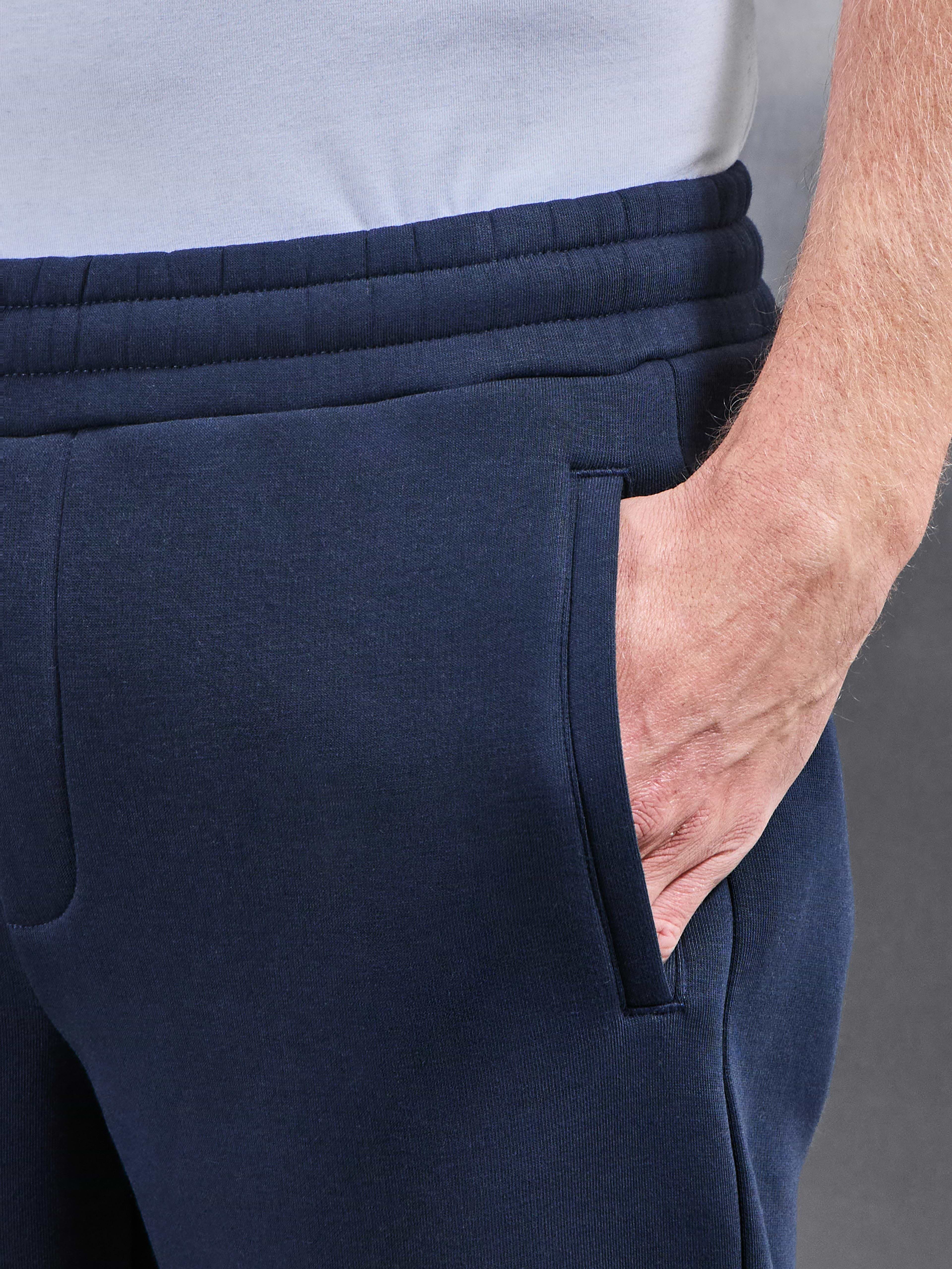 Essential Straight Leg Jogger in Navy