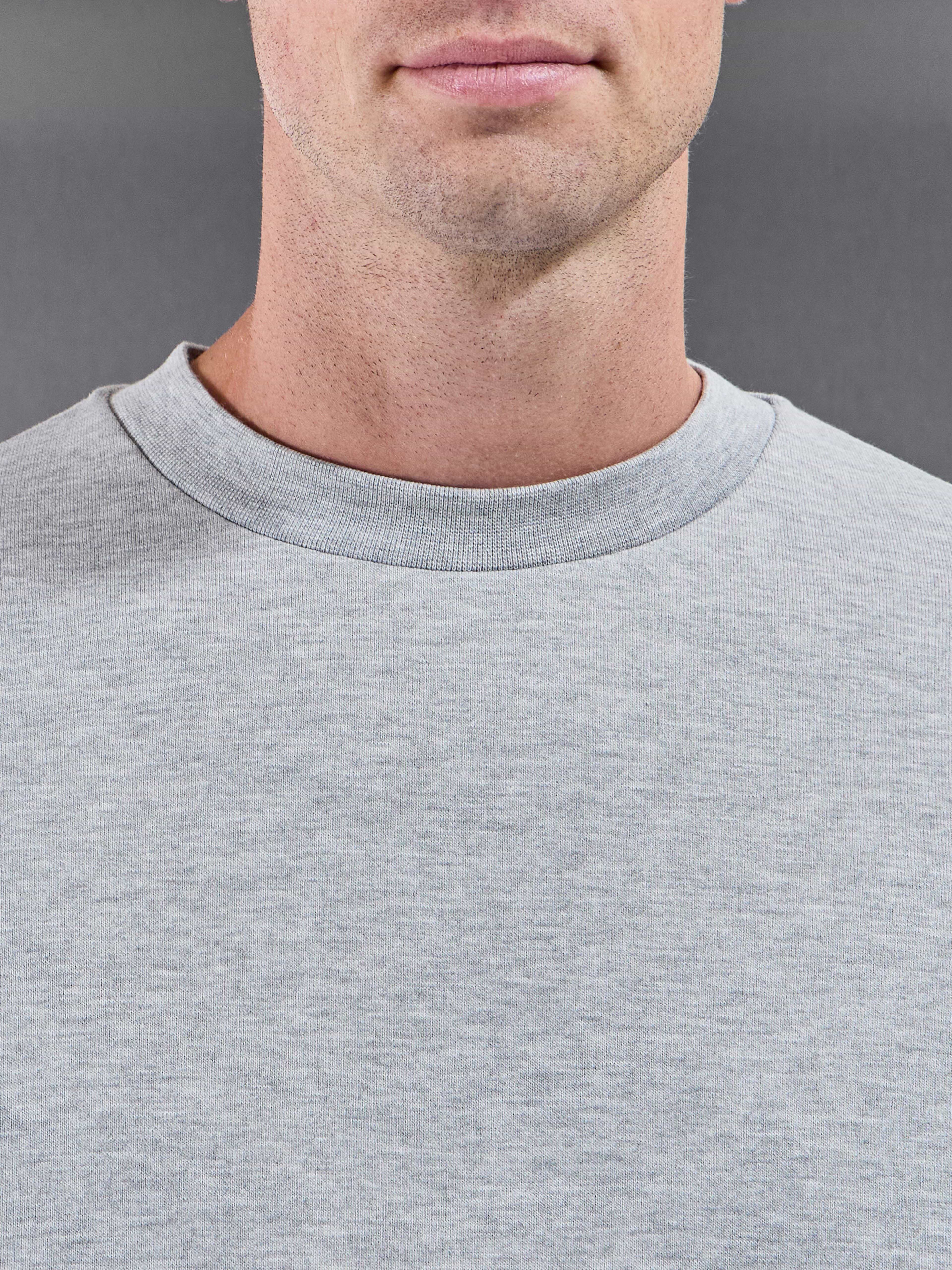 Essential Sweatshirt in Marl Grey