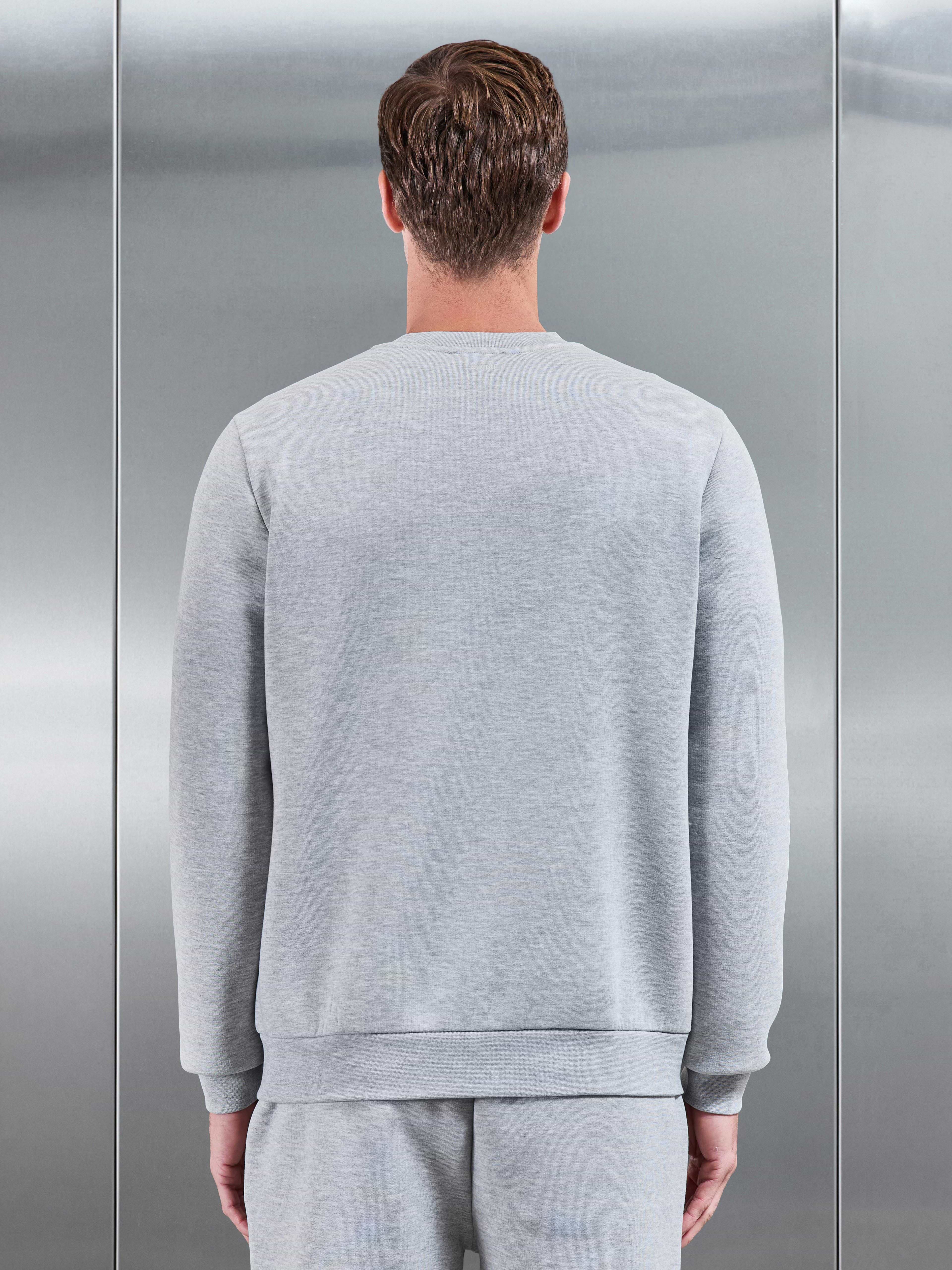 Essential Sweatshirt in Marl Grey