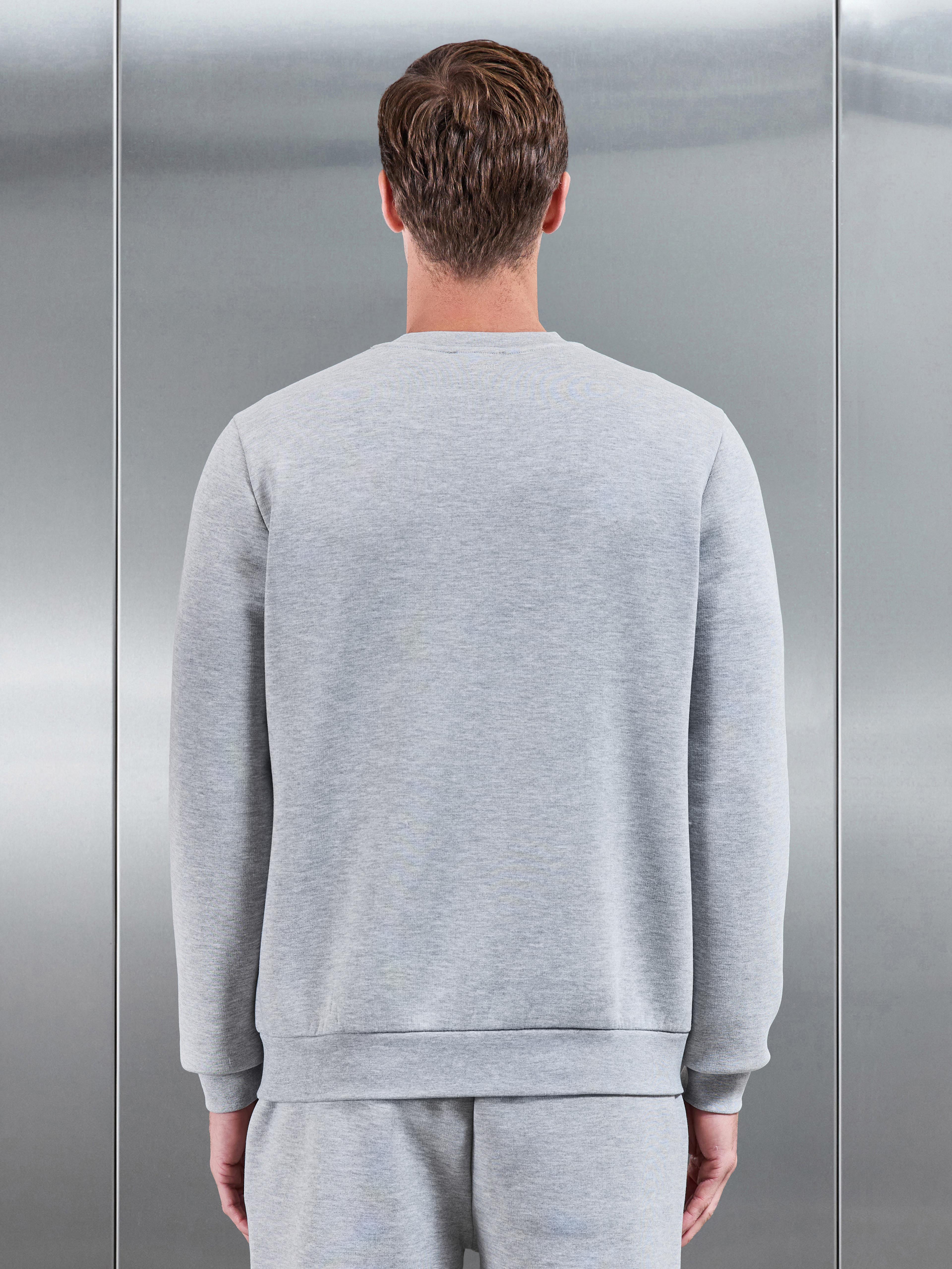 Essential Sweatshirt in Marl Grey