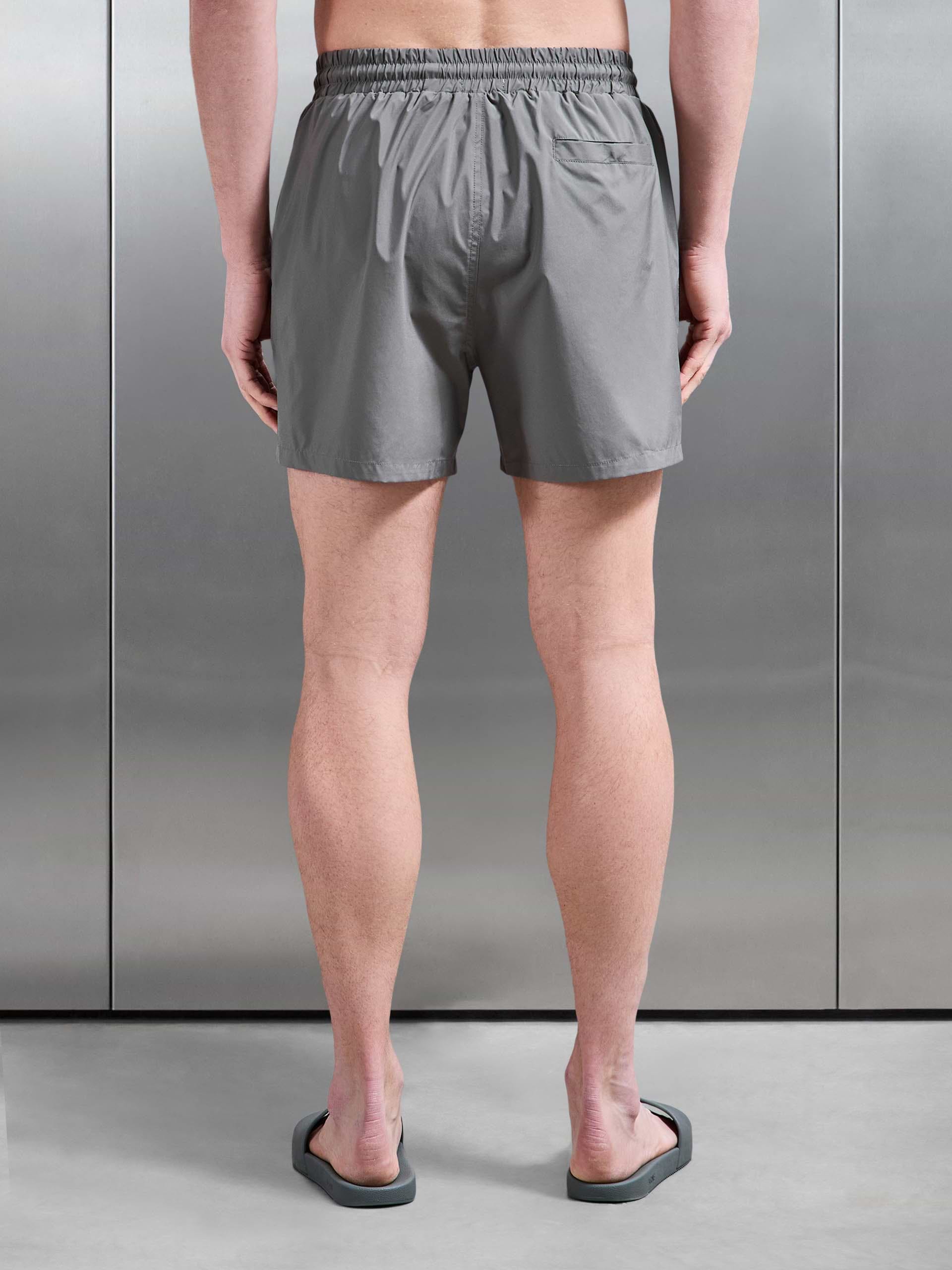 Essential Drawstring Shell Swim Short in Sage