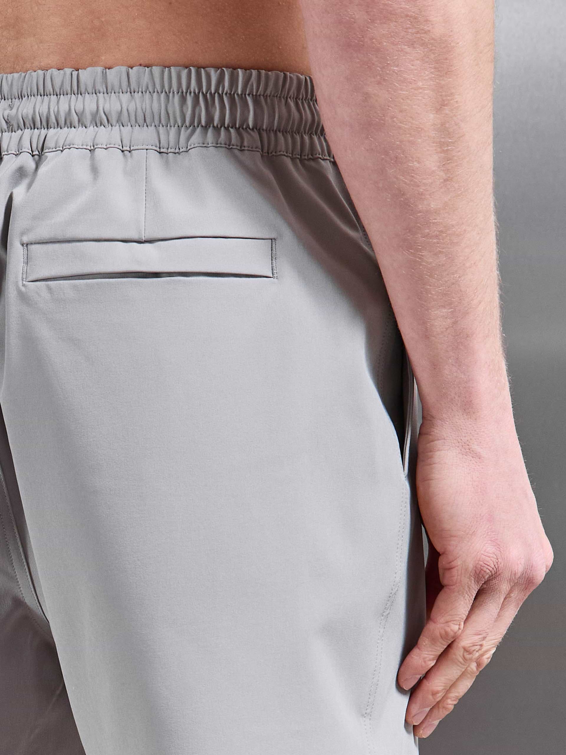 Essential Drawstring Swim Short in Stone