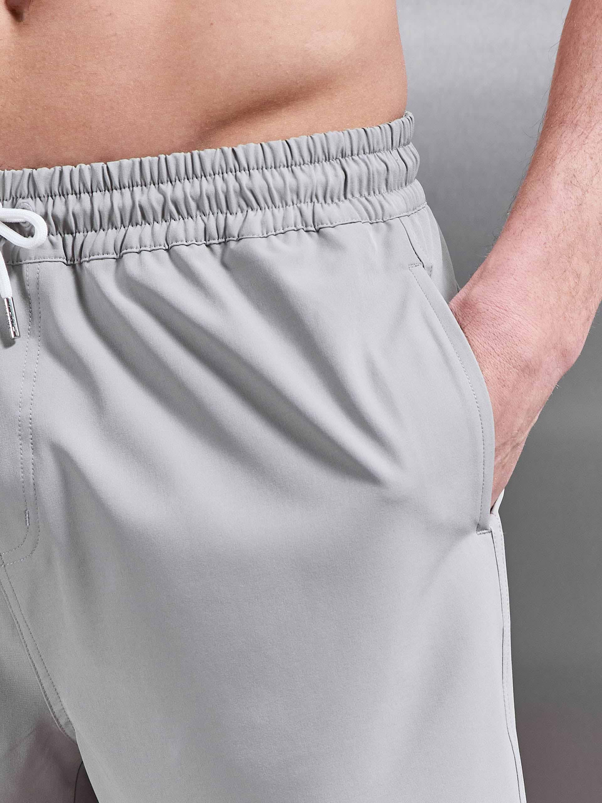 Essential Drawstring Swim Short in Stone