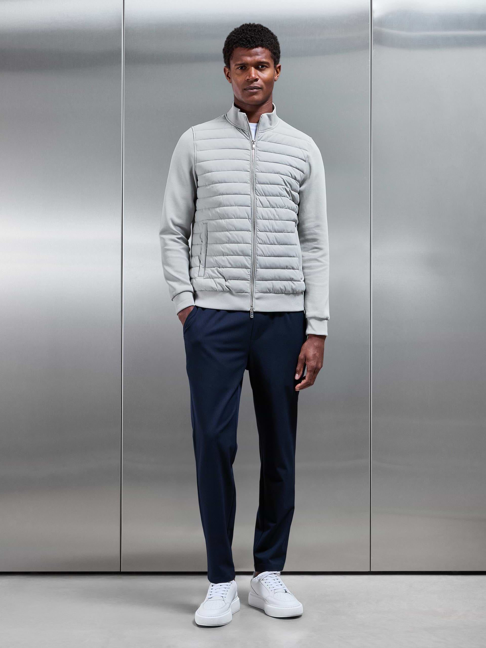 Essential Drawstring Tailored Trouser in Navy