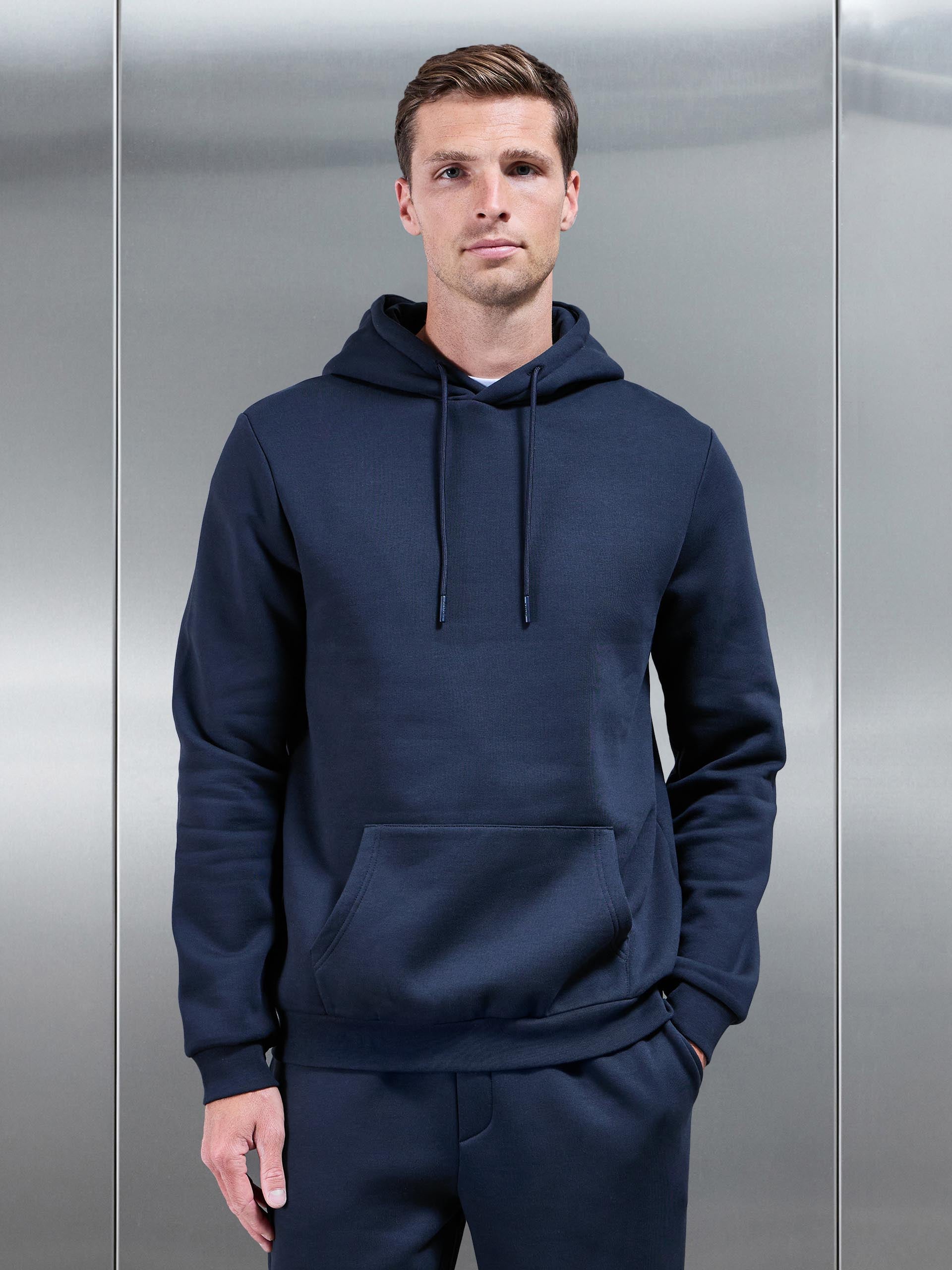 Essential Hoodie in Navy